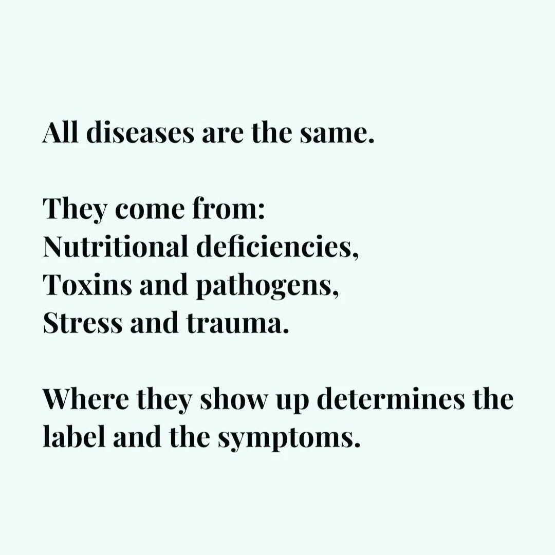 All illnesses share a common thread.

They might look different on the surface... arthritis, IBS, eczema, autoimmune flare‑ups. 

But underneath they&rsquo;re usually driven by the same 3 pressures on our bodies.

1) Nutrient deficiencies
When we&rsq