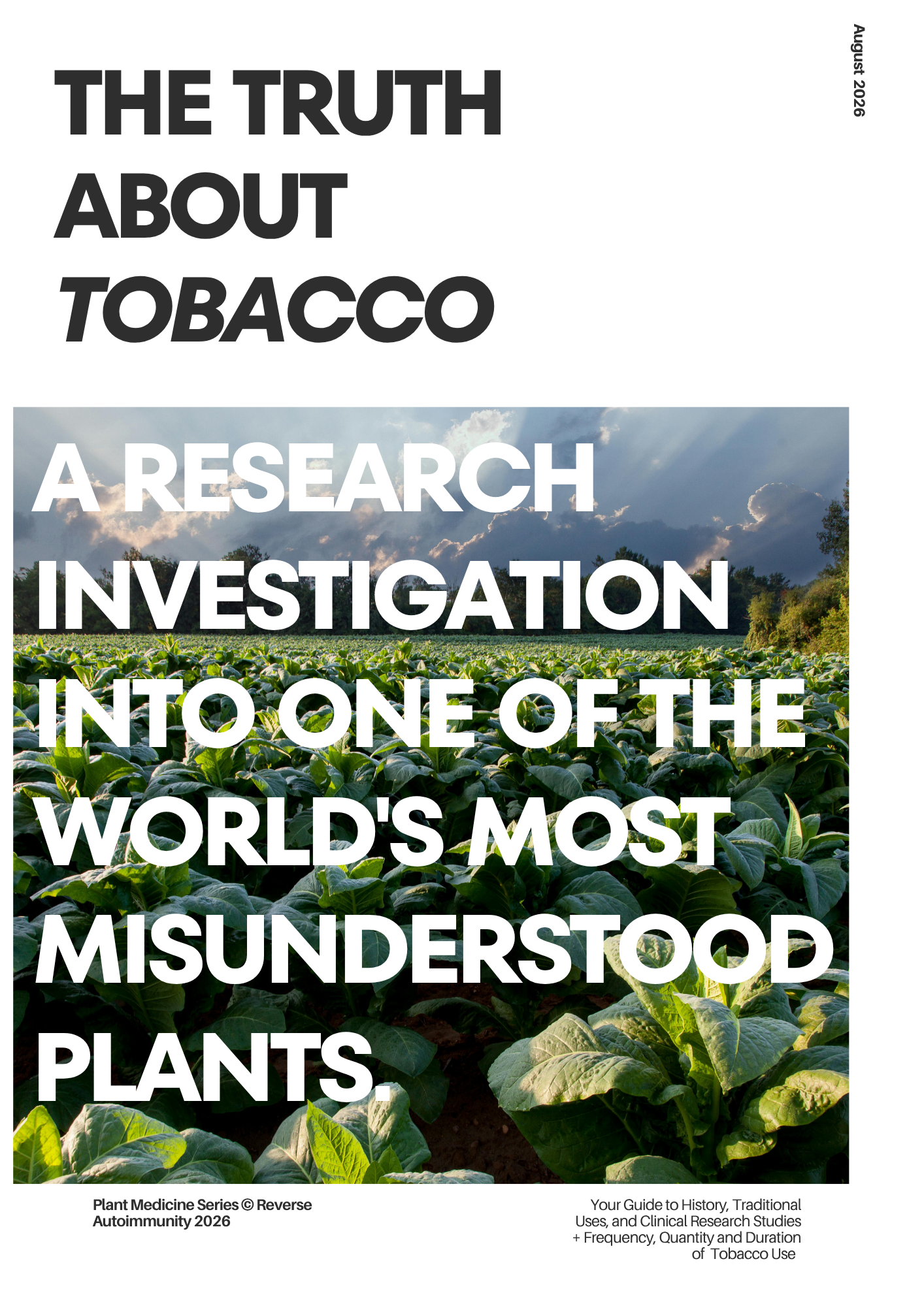 EARLY READER LIST | The Truth About Tobacco