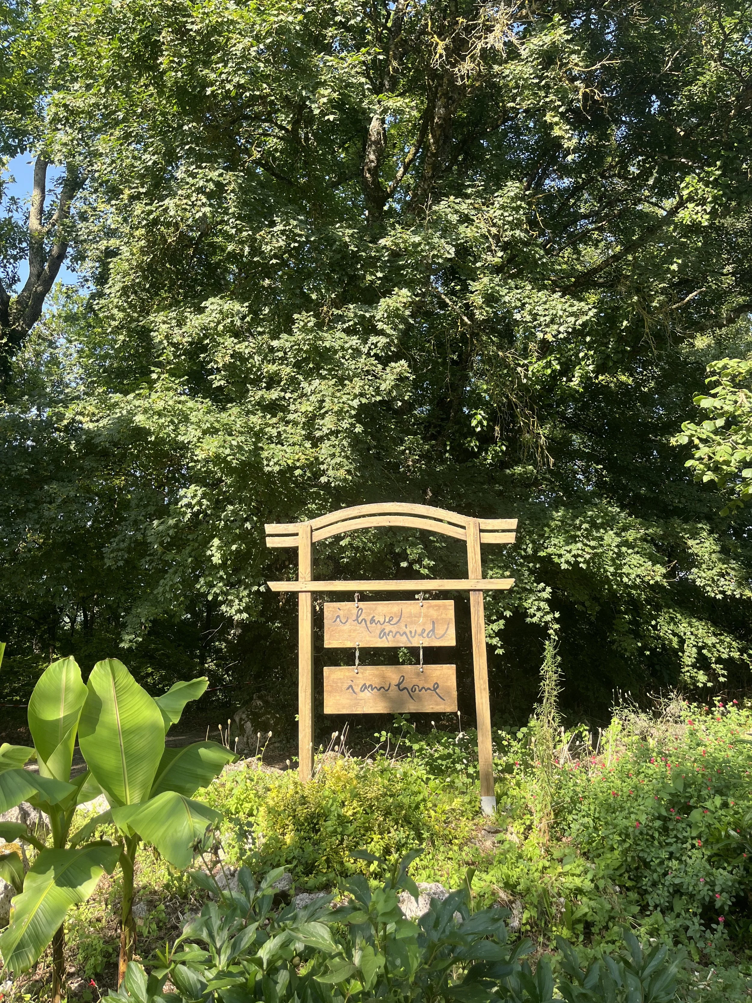 Thoughts from Plum Village: Stopping