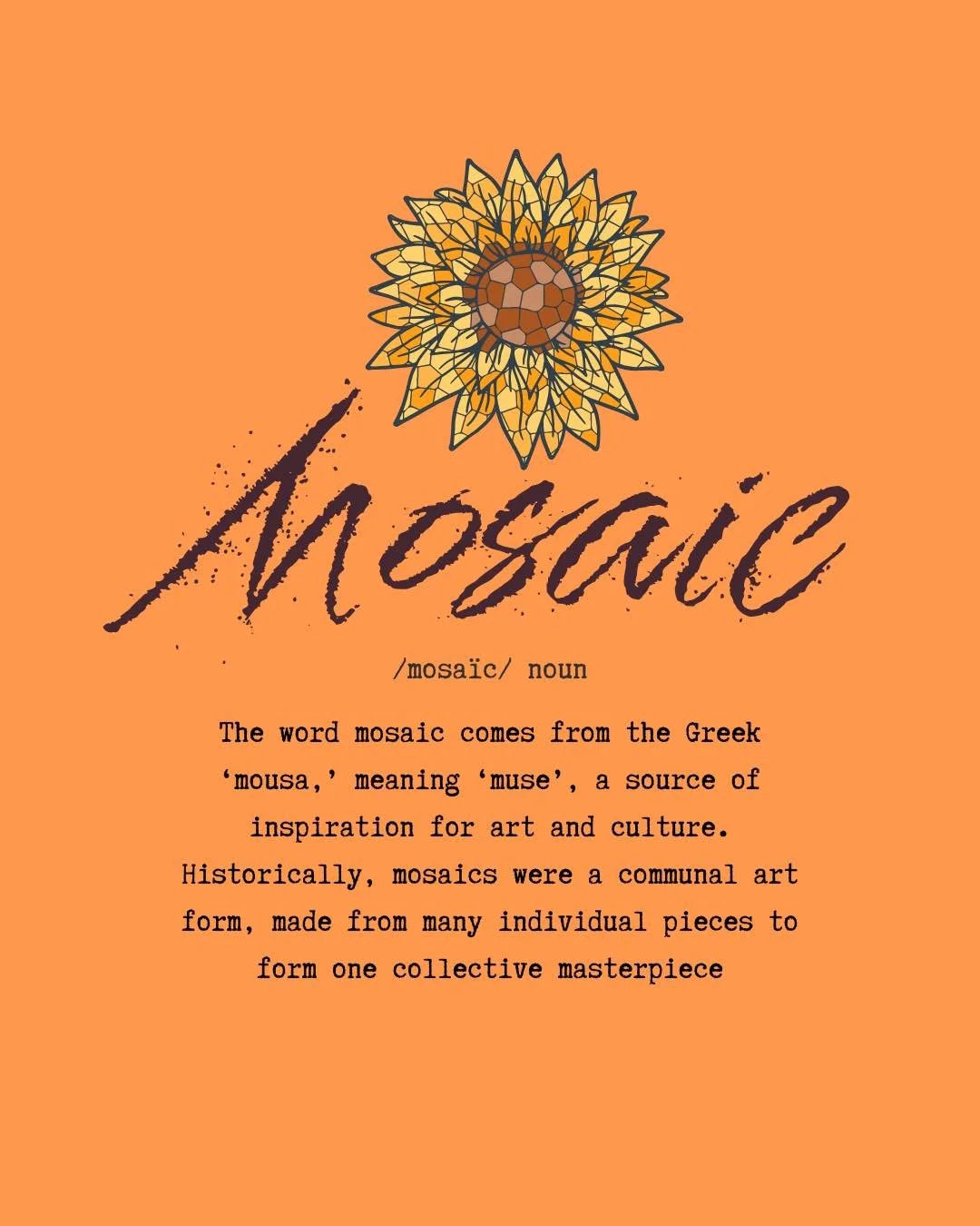 A mosaic is a symbol of unity. Piece by piece, we come together to create something bigger than ourselves.

The Fashion Mosaic
By the community, for the community.
Join us July 12 at Society 57.

#art #history #fashion #aurora #create #runway #aurora
