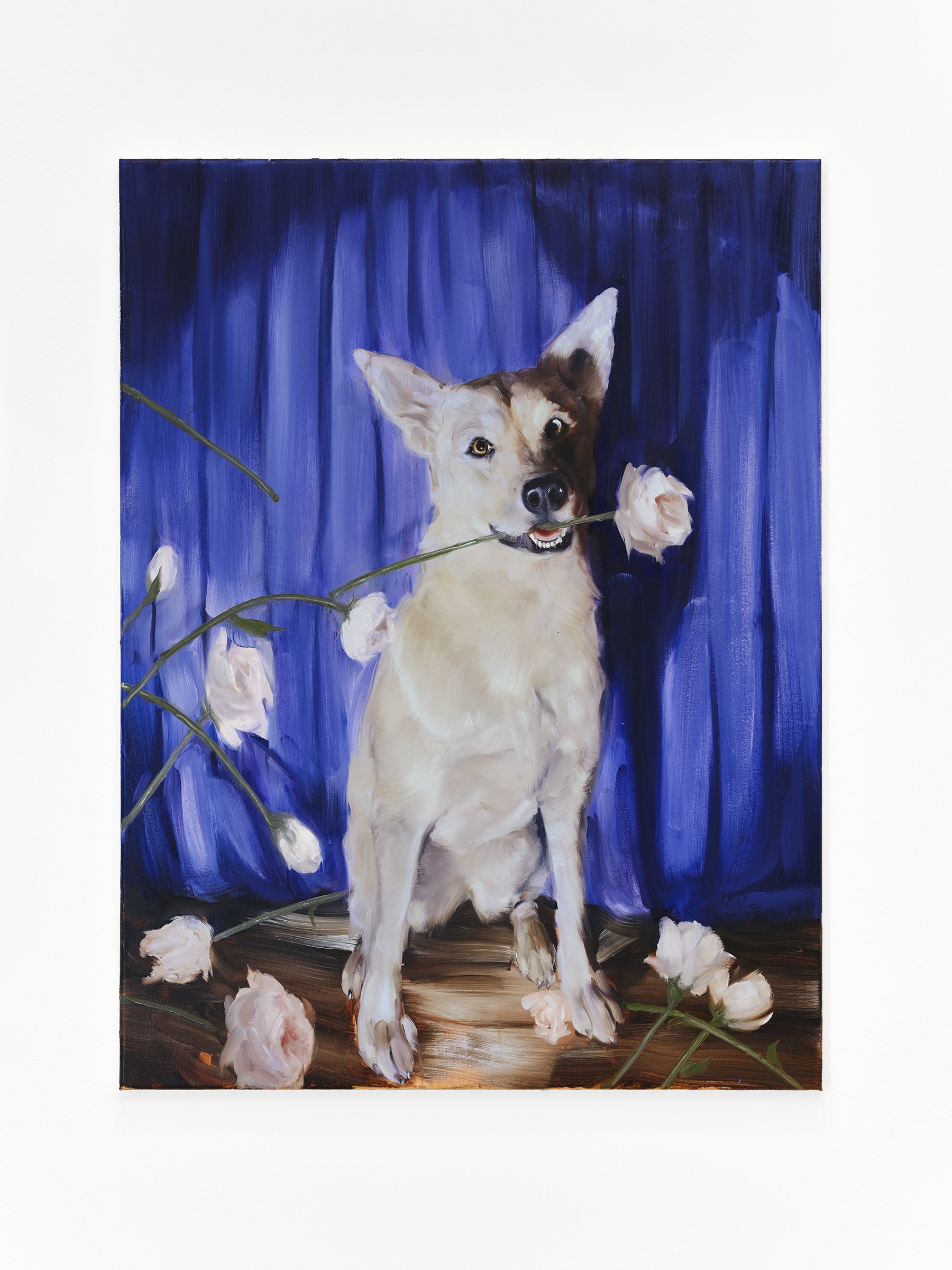 Jenna Gribbon  
 Good Girl    
Oil on linen  
30 x 40 inches  
2024