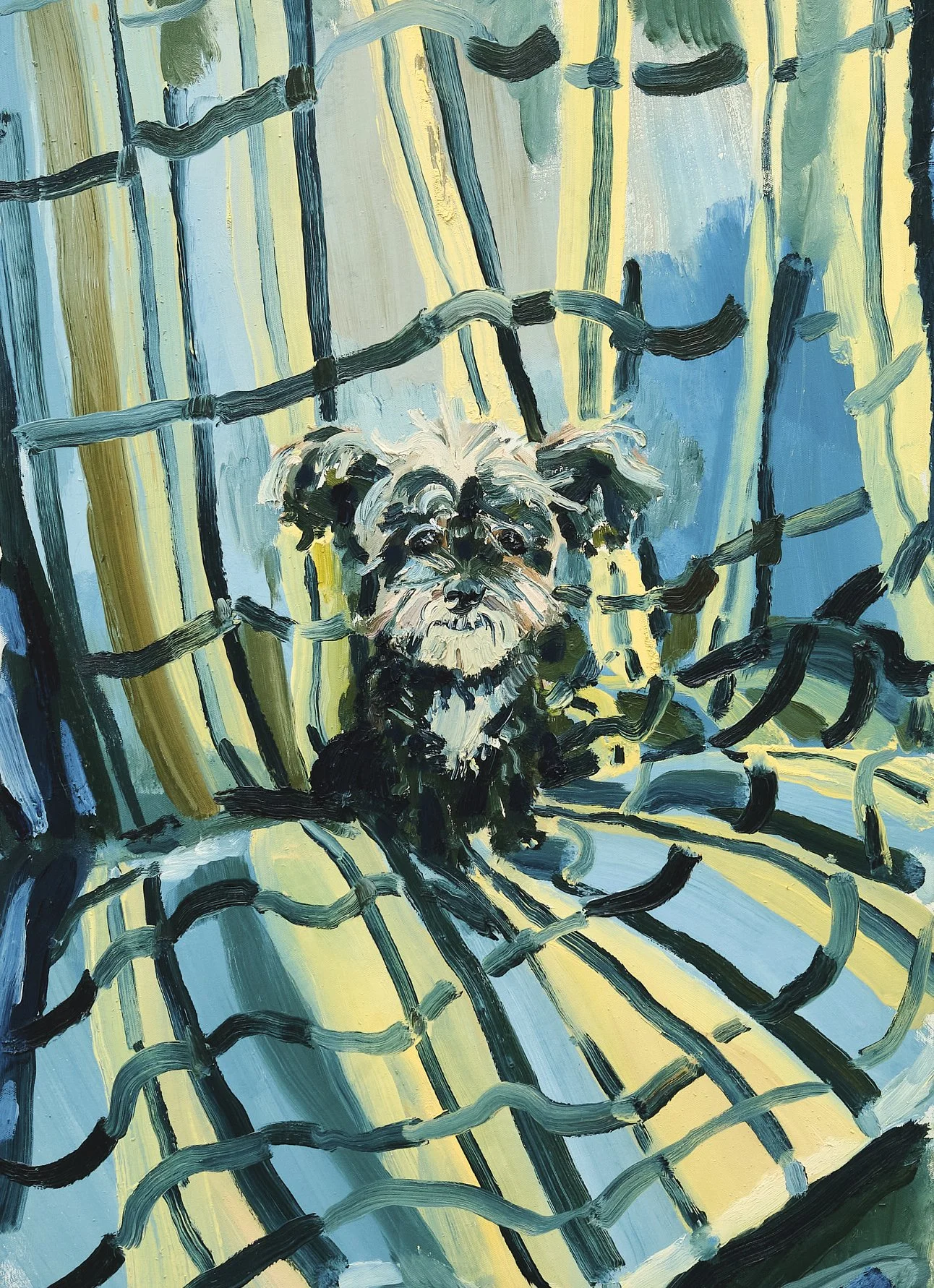 Allison Schulnik  
  Teddy    
Oil on canvas  
36 x 24 inches  
2025