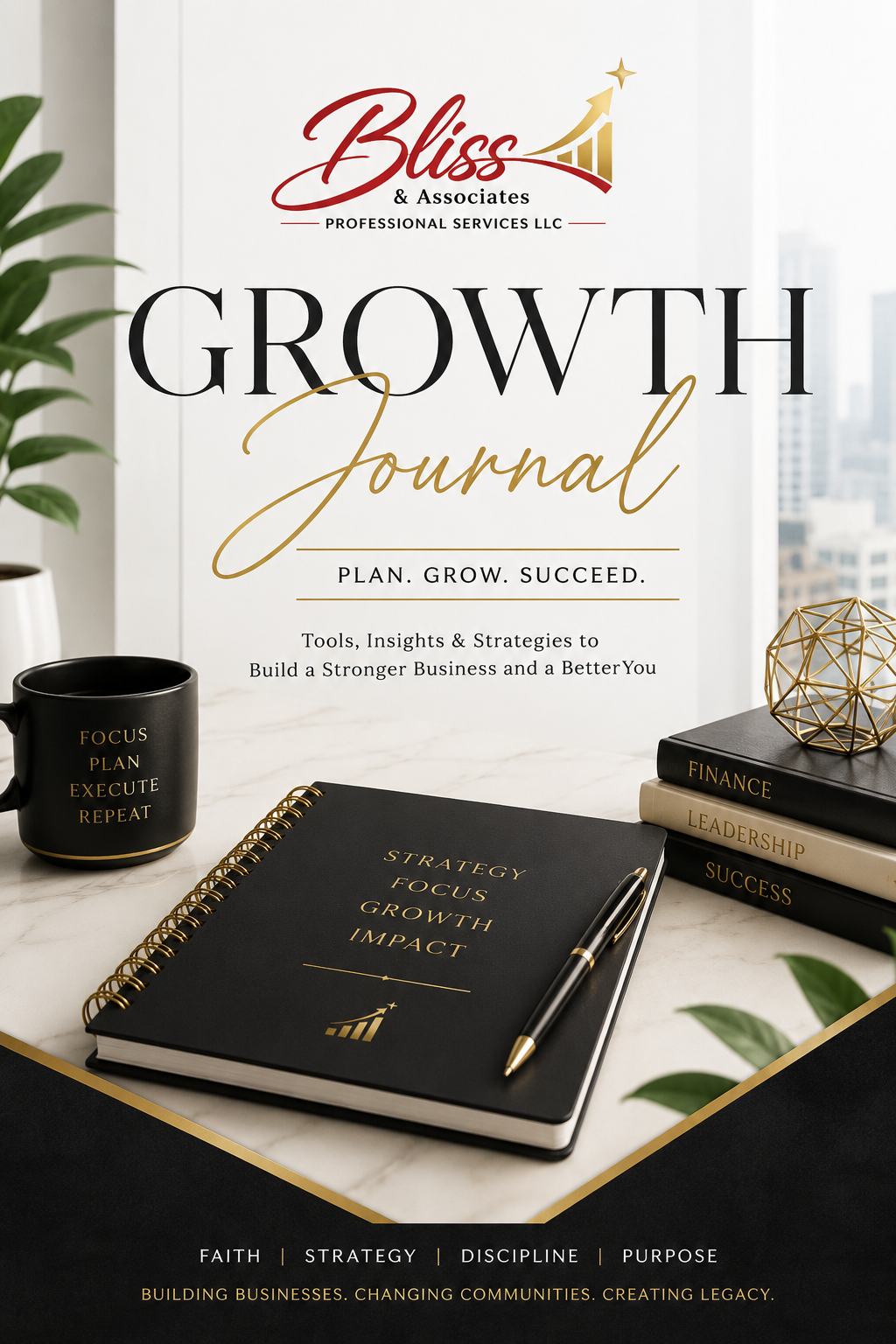 Bliss Growth Journal business planning journal for entrepreneurs