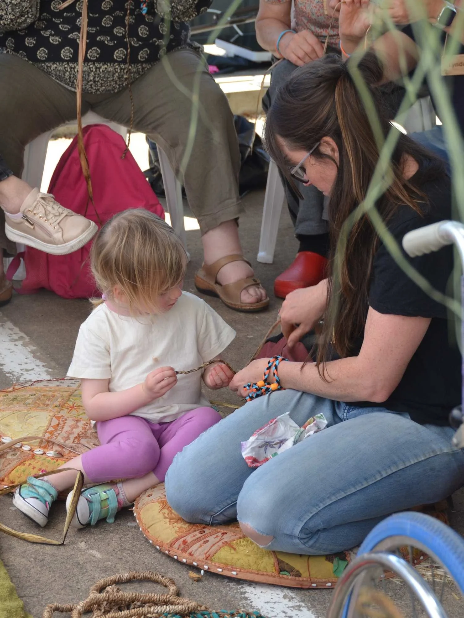 A mum and child at SAPC 2024