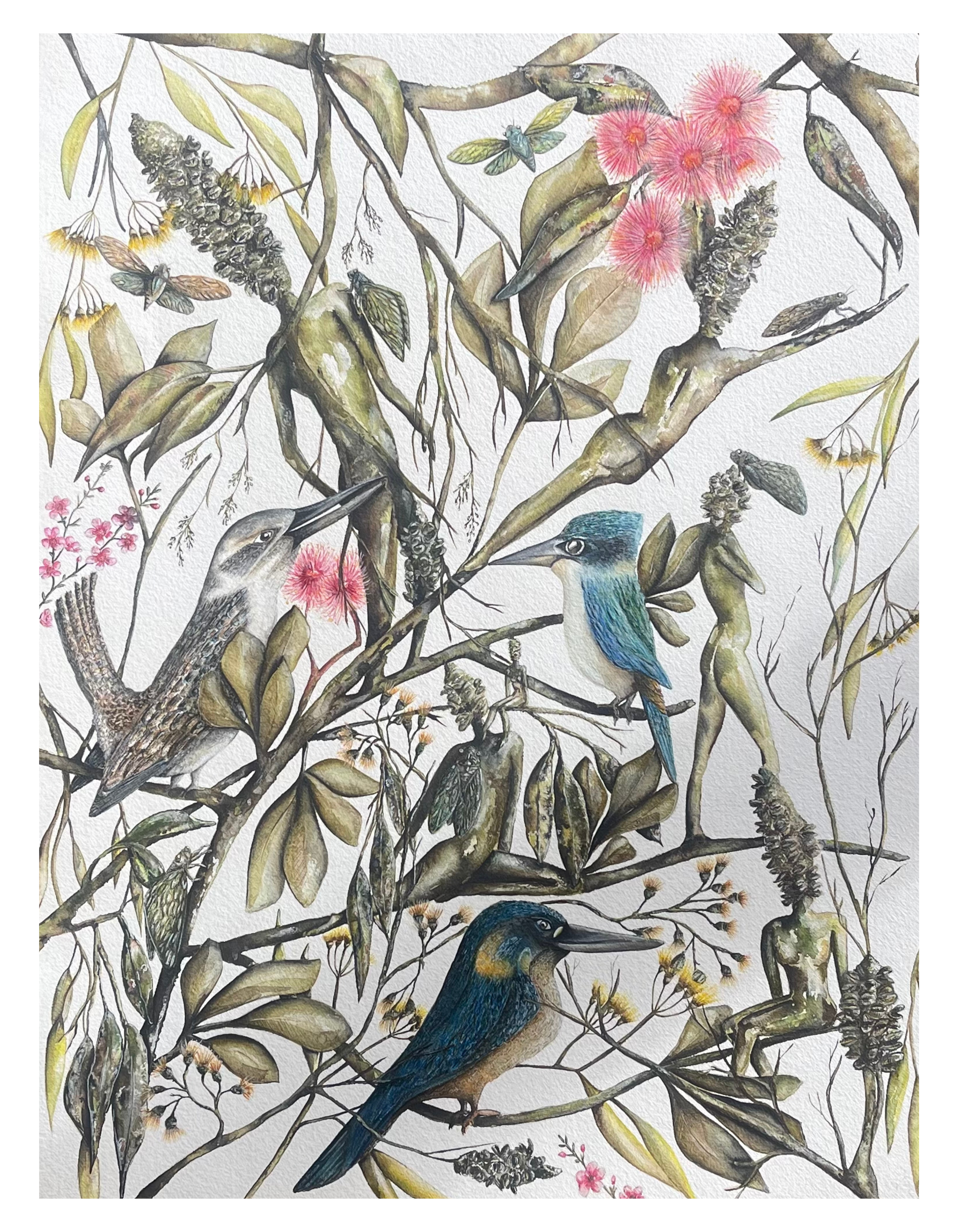 "Look Closer"
Watercolour on paper
70cm x 90 cm
2025.