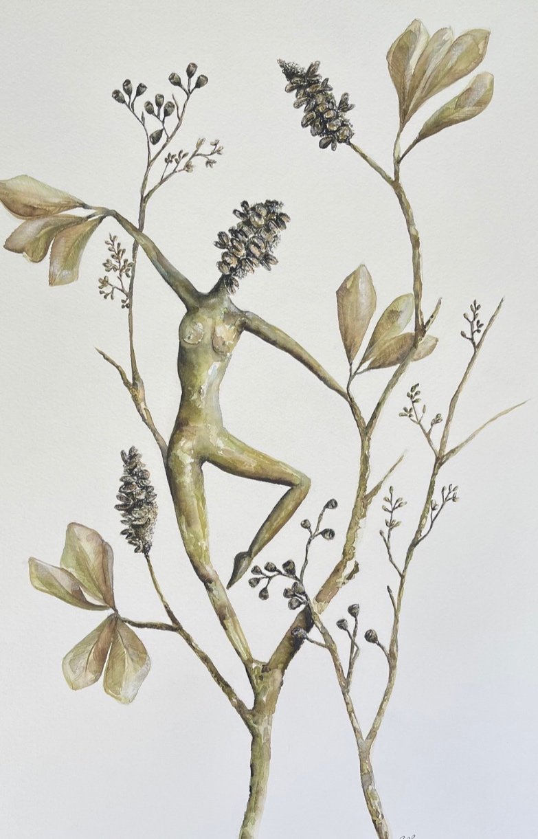 "The Dance"
Watercolour on paper
30cm x 50 cm
2025