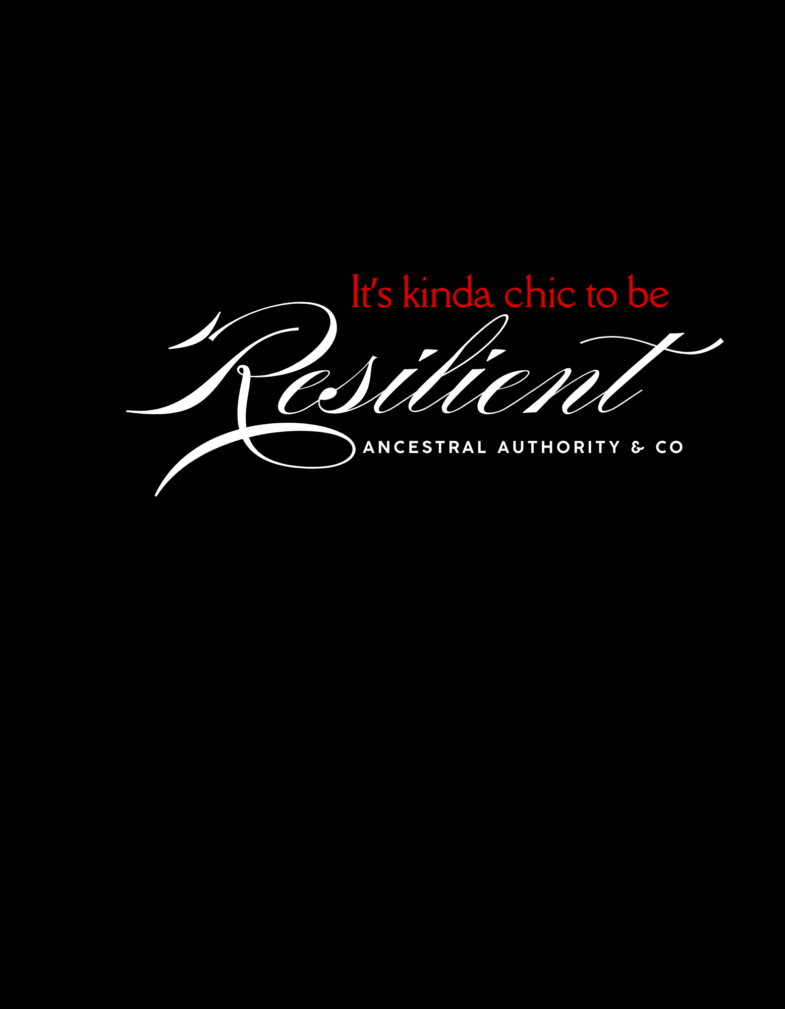 KIND CHIC TO BE RESILIENT HOODIE