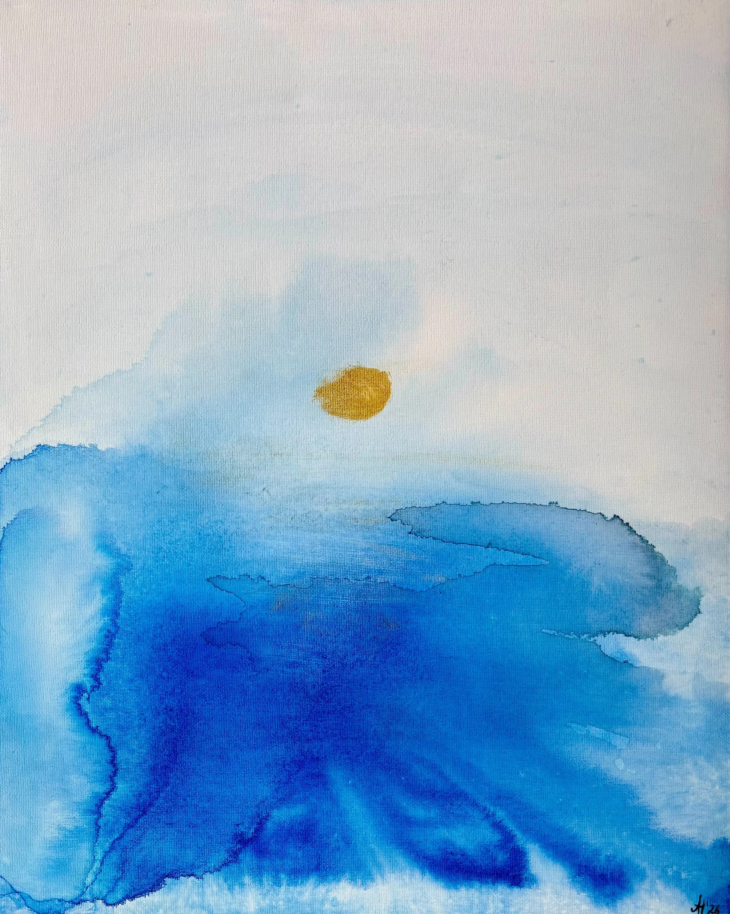 „Open Water“, 40x50 cm, mixed media, 600 € + shipping