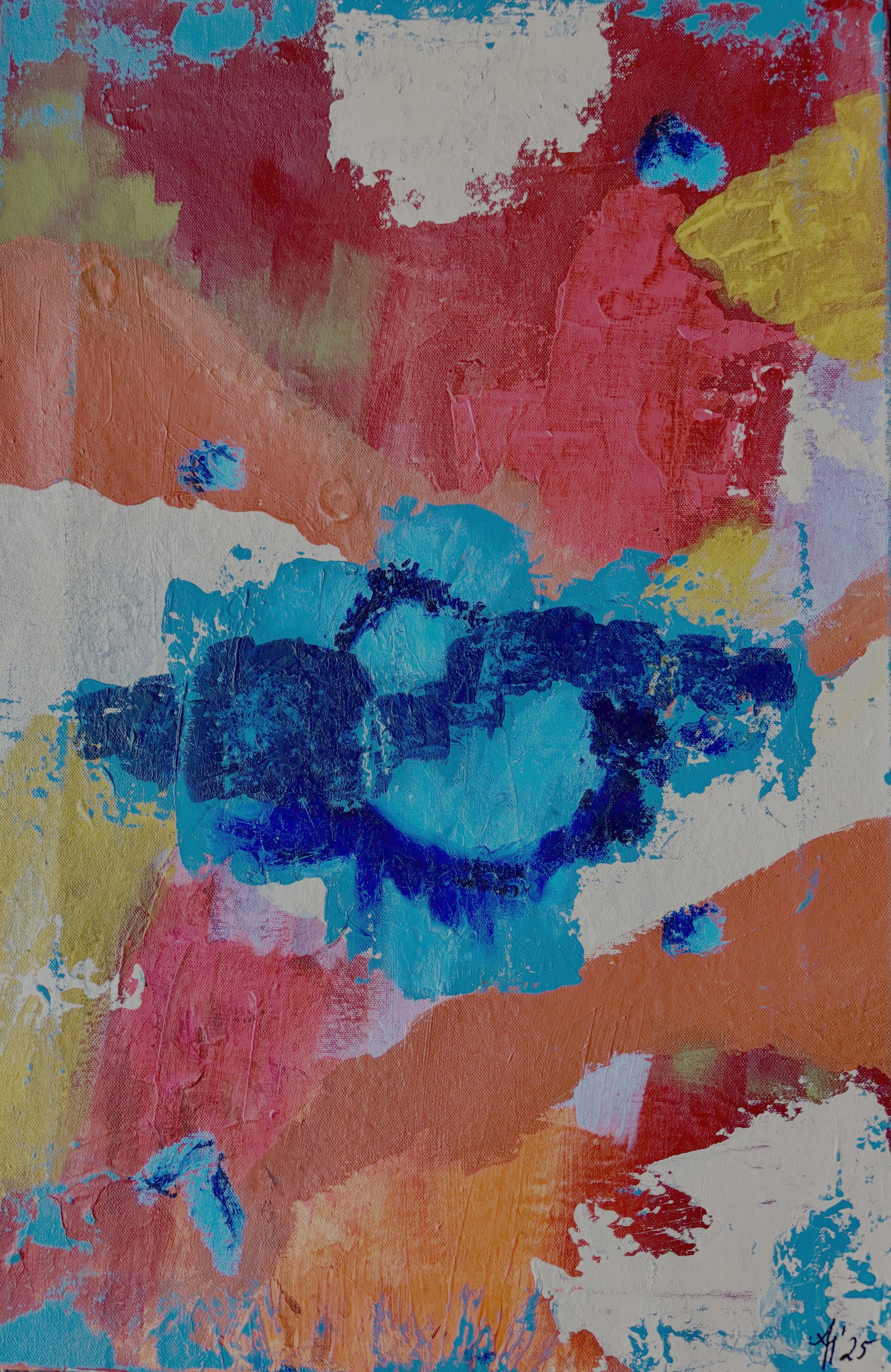 „Intuition“, 40x60cm, mixed media.