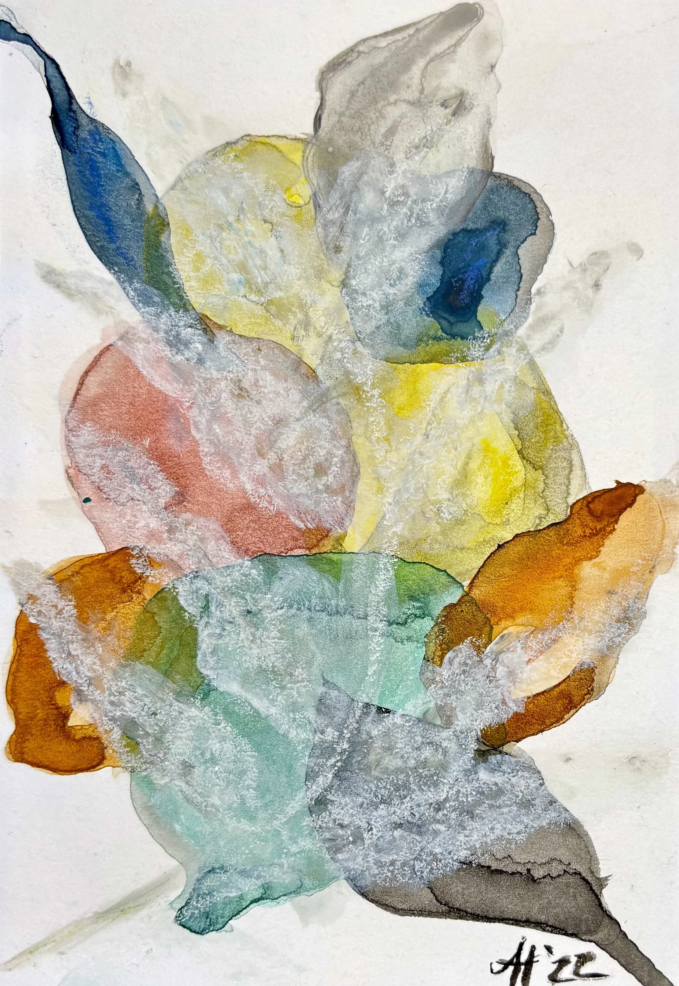 „Life“, 10x15cm, watercolor on paper.