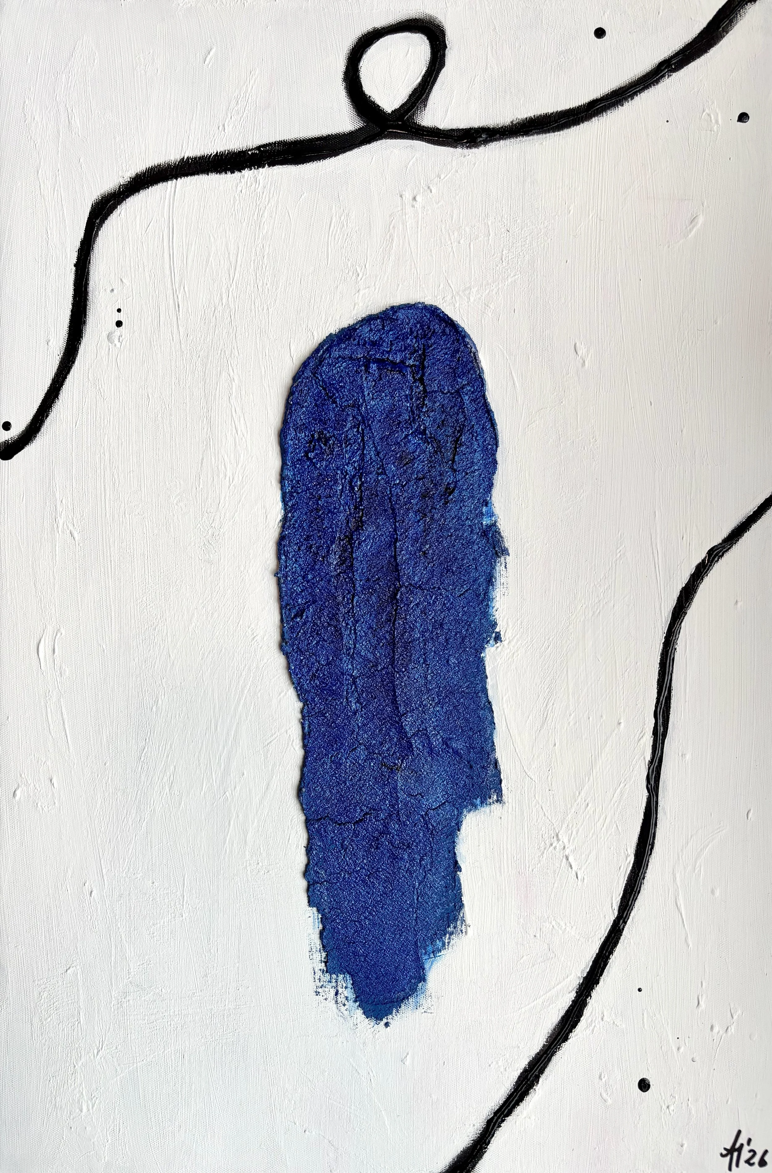 “Unmaking I - Free”, 40×60 cm, mixed media.
Please contact for availability and inquiries.