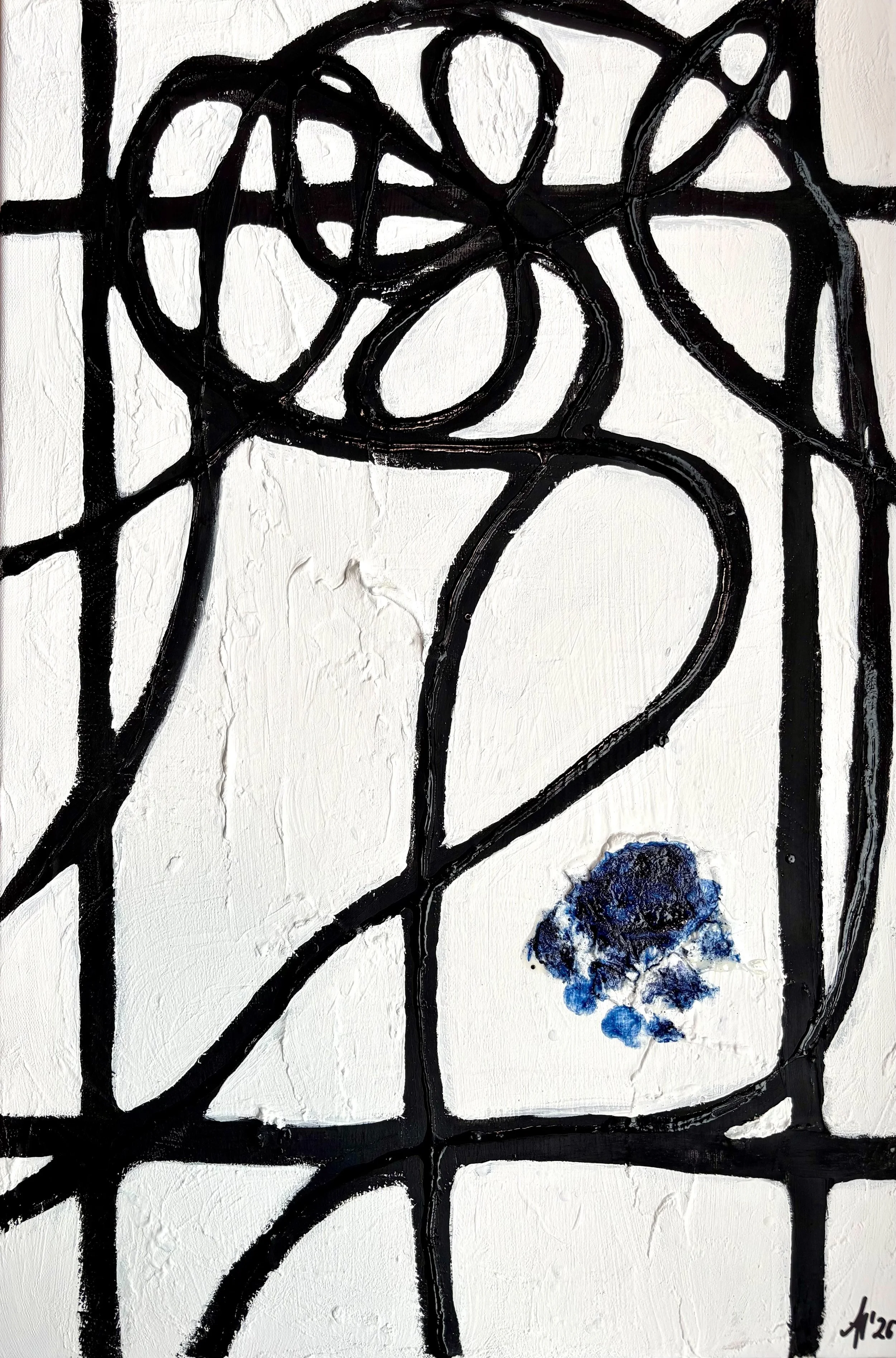 “Unmaking V - Fragmented", 40×60 cm, mixed media.
Please contact for availability and inquiries.