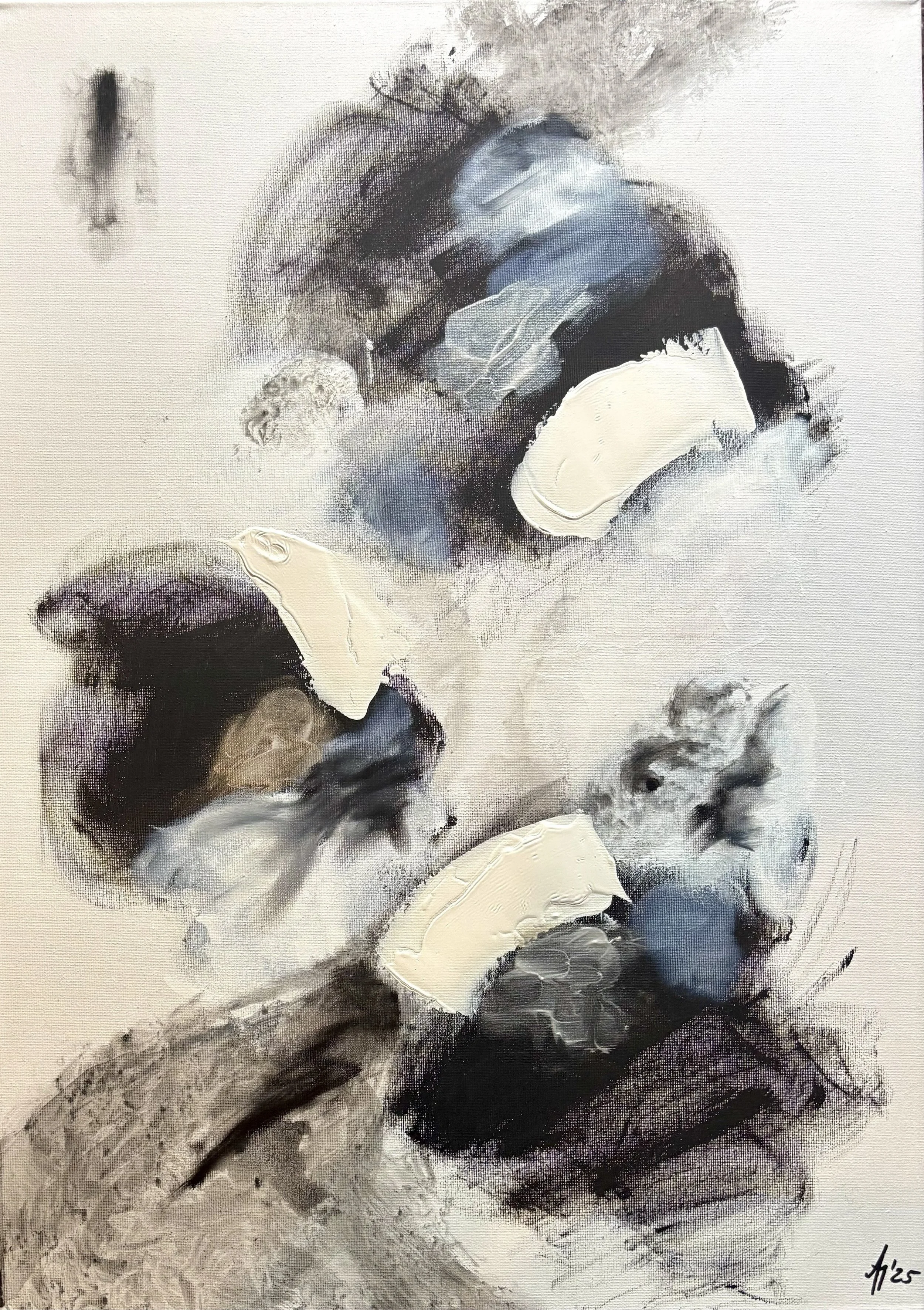 „Juano’s Wish“, 50x70cm, mixed media.