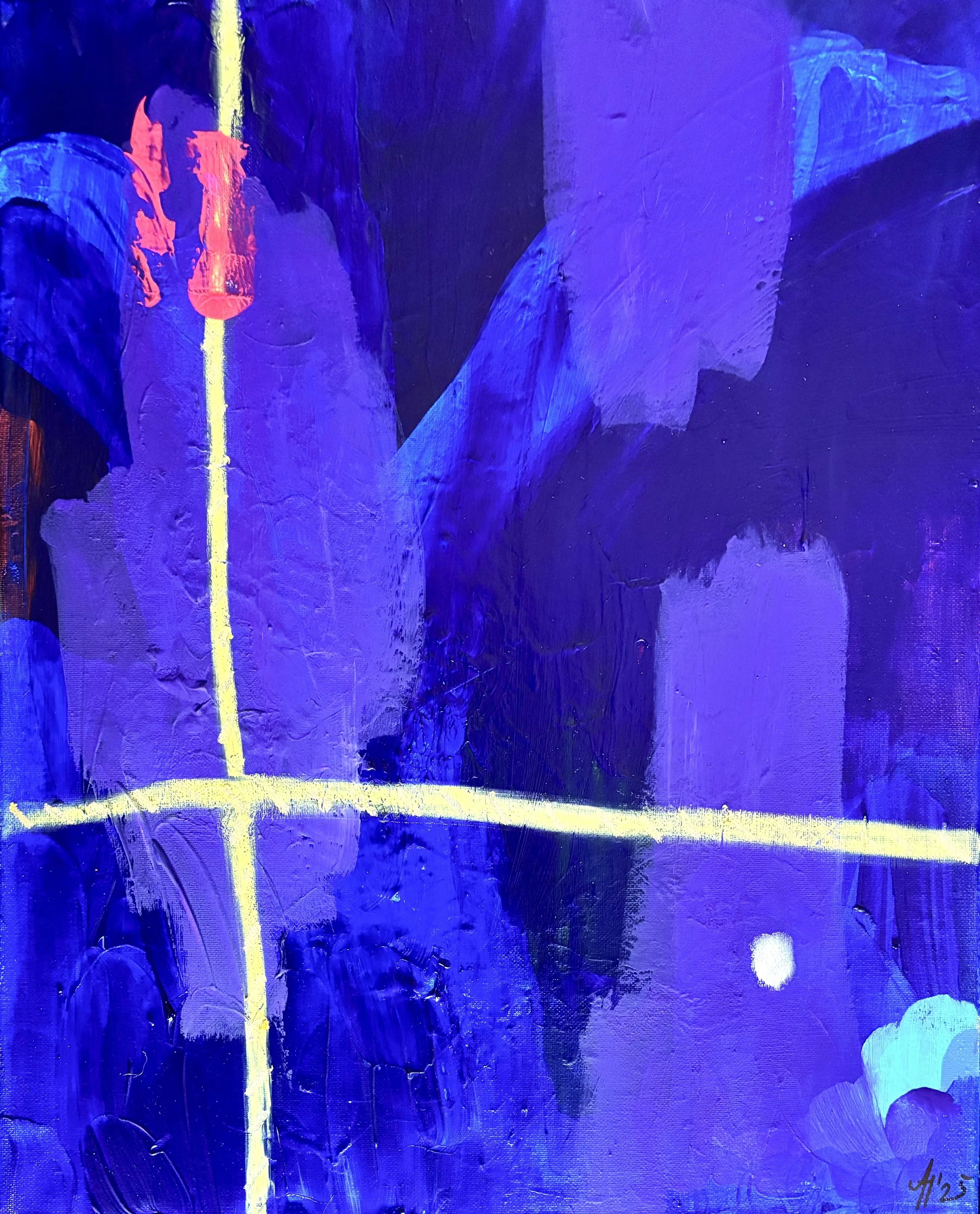 “What happened to the 80s?”, 40x50cm, acrylic on canvas.