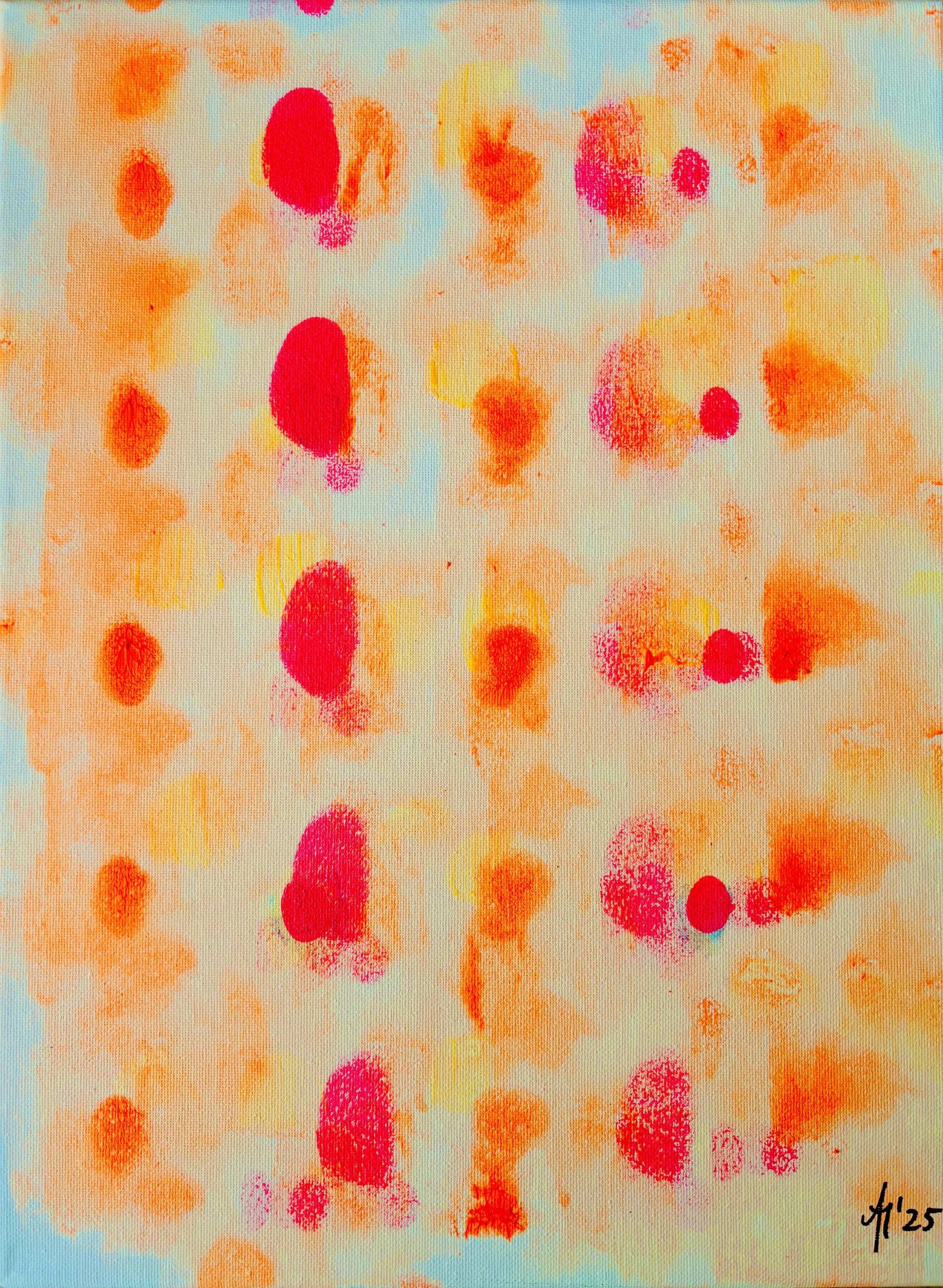„Neon Order“, 30x40cm, acrylic on canvas.
