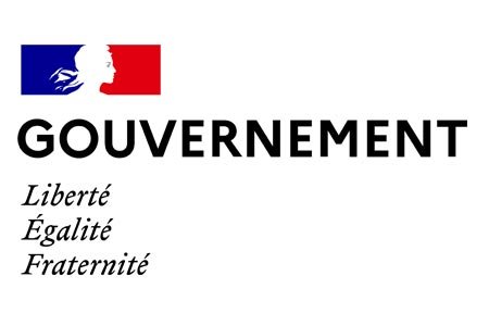 Logo du gouvernement français avec Marianne et la devise "Liberté, Égalité, Fraternité".