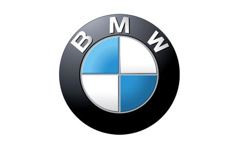 Logo de BMW avec un fond blanc.