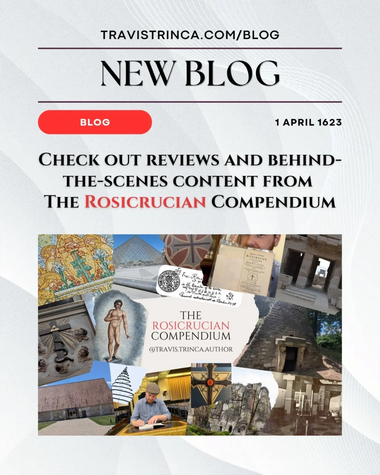 Shortly after completing The Rosicrucian Compendium, I forwarded a manuscript copy of the book to several people; and I was fortunate enough to receive several advanced reviews! So I've decided to share these on a new section of the website for other