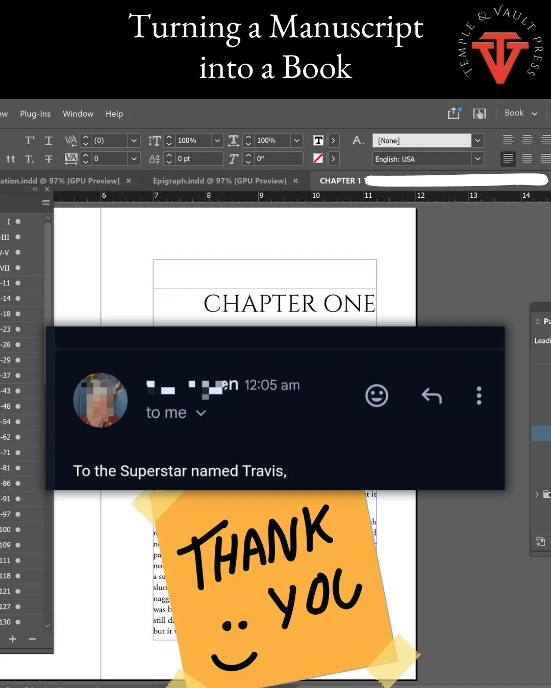 Writing a book takes a lot of heart and an equal amount of courage. It feels so incredible to be a part of the process of taking a manuscript and transforming it into a book that can actually be held in one&rsquo;s hands! 

This project is going to b