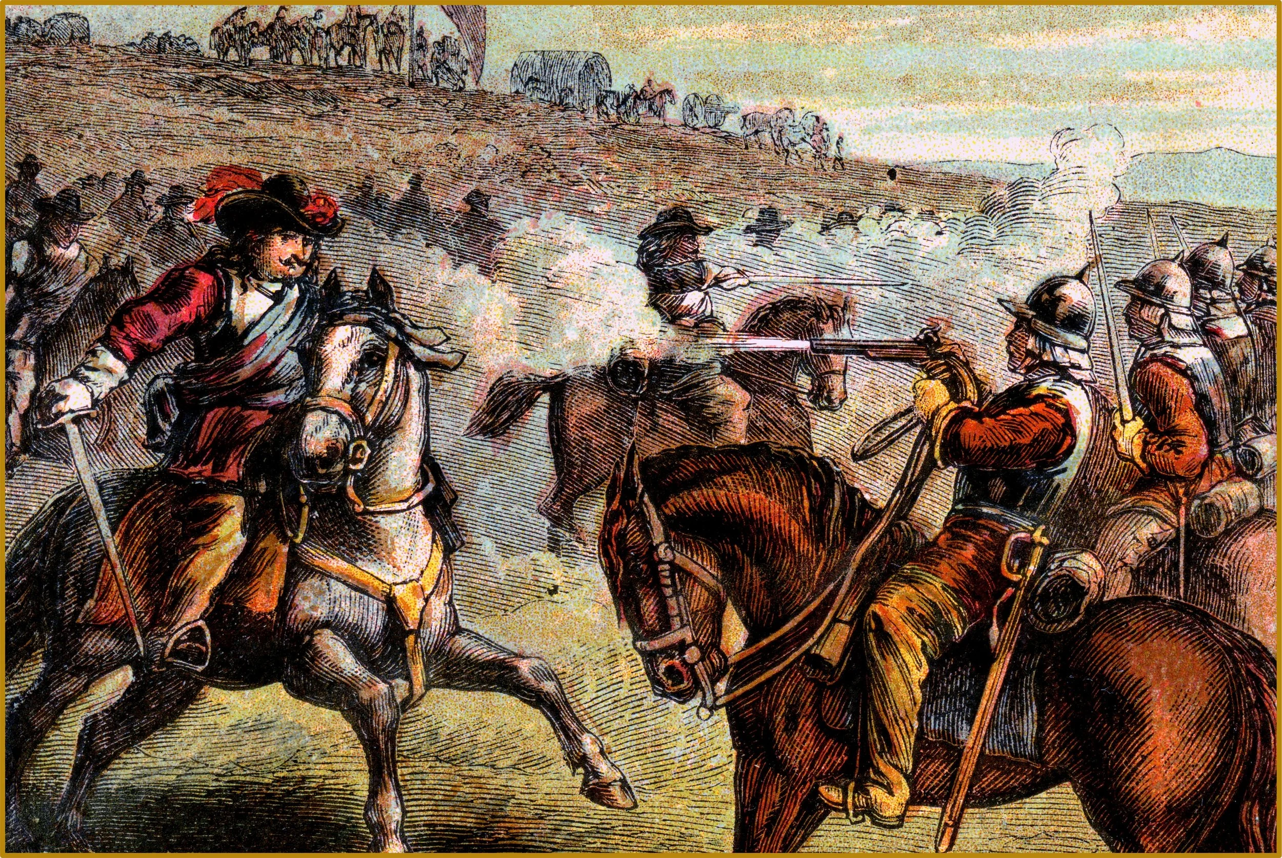 A fierce battle within the english civil wars. These influenced the Rosicrucian foundation of The Royal Society.