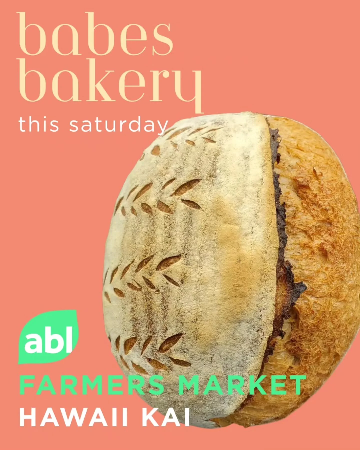 Local bakers, handcrafted bread, delicious treats, and the freshest weekend vibes. ✨
We&rsquo;re excited to welcome&nbsp;@babes_bakery&nbsp;to the @AblCollective Farmers Market @hawaiikaitownecenter! Stop by, meet the bakers, and pick up your new fav