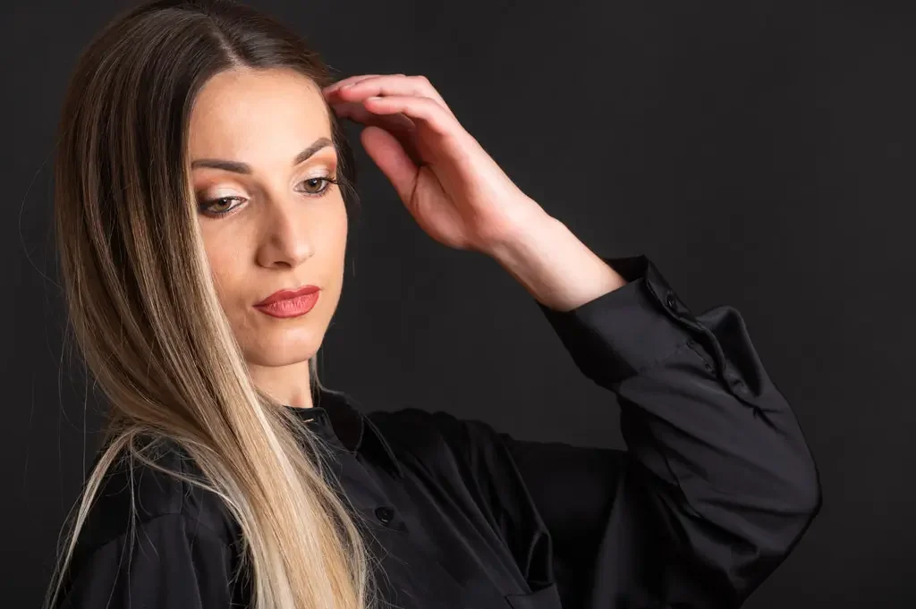 Séance, photo, studio, portrait, femme, mode, Paris, Arnaud Deschamps