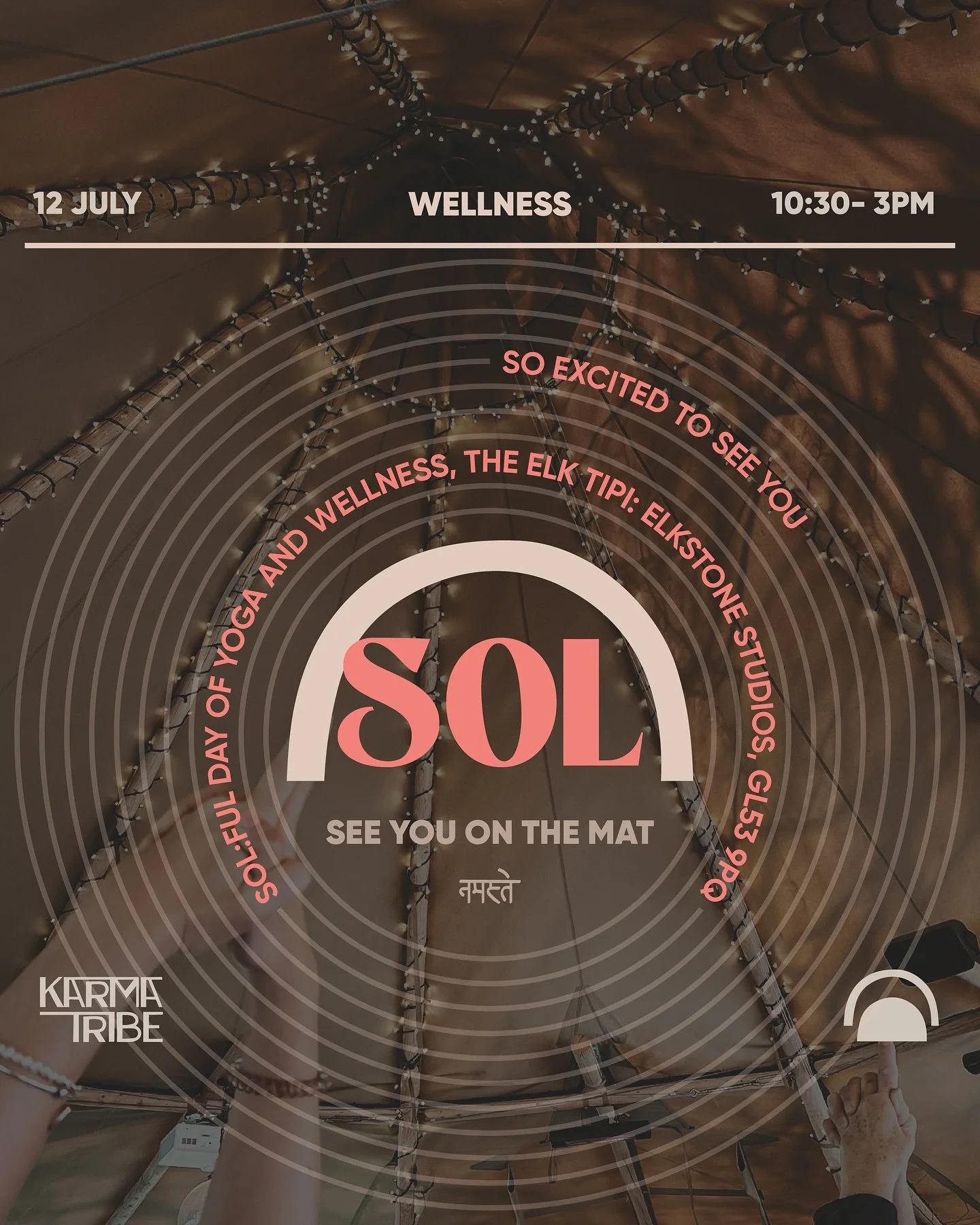 ✨ Join us for a soulful day of SOL energy at The Elk Tipi on 12th July 🌞

Together we&rsquo;ll flow through grounding yoga, connect deeply to our Solar Plexus Chakra, and nourish ourselves with delicious Hapi Yaki food in the magical surroundings of
