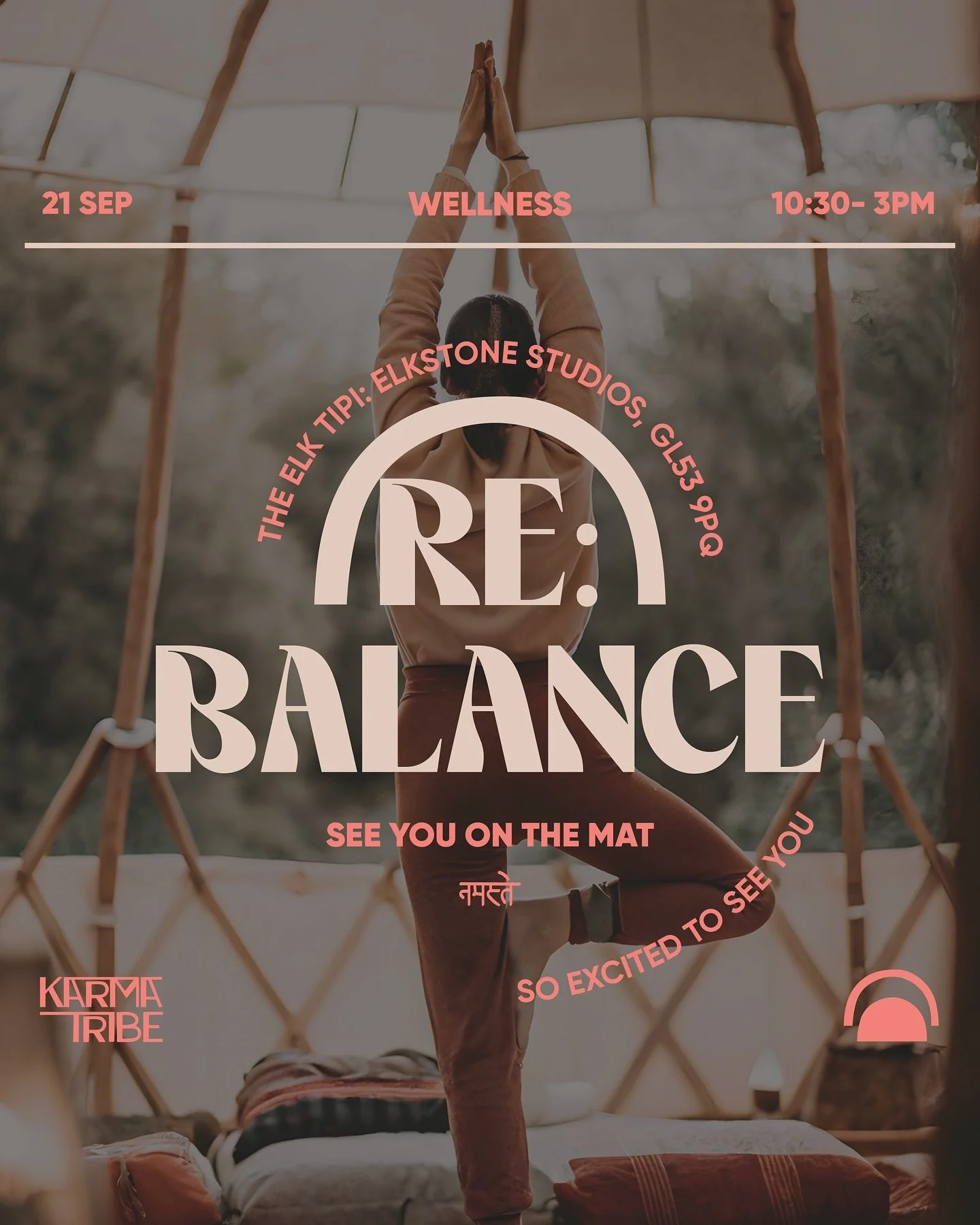 Hooray our next event is round the corner!

Sending huge gratitude to those of you who have already bought tickets ✨ can&rsquo;t wait for you to join us for a fabulous day of RE:BALANCE 🪬

✨In the gorgeous Elkstone Tipi @elkstonestudios 
🗓️ Sunday 