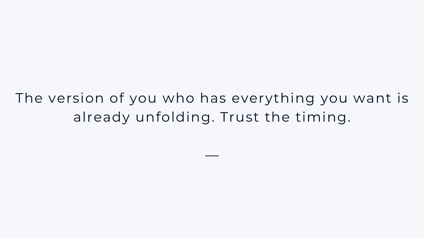 Right now, even in the moments that feel still, you are becoming. The dreams you’ve envisioned, the goals you’ve set, they are not distant wishes, they are realities in motion. Growth doesn’t always announce itself, but trust this: