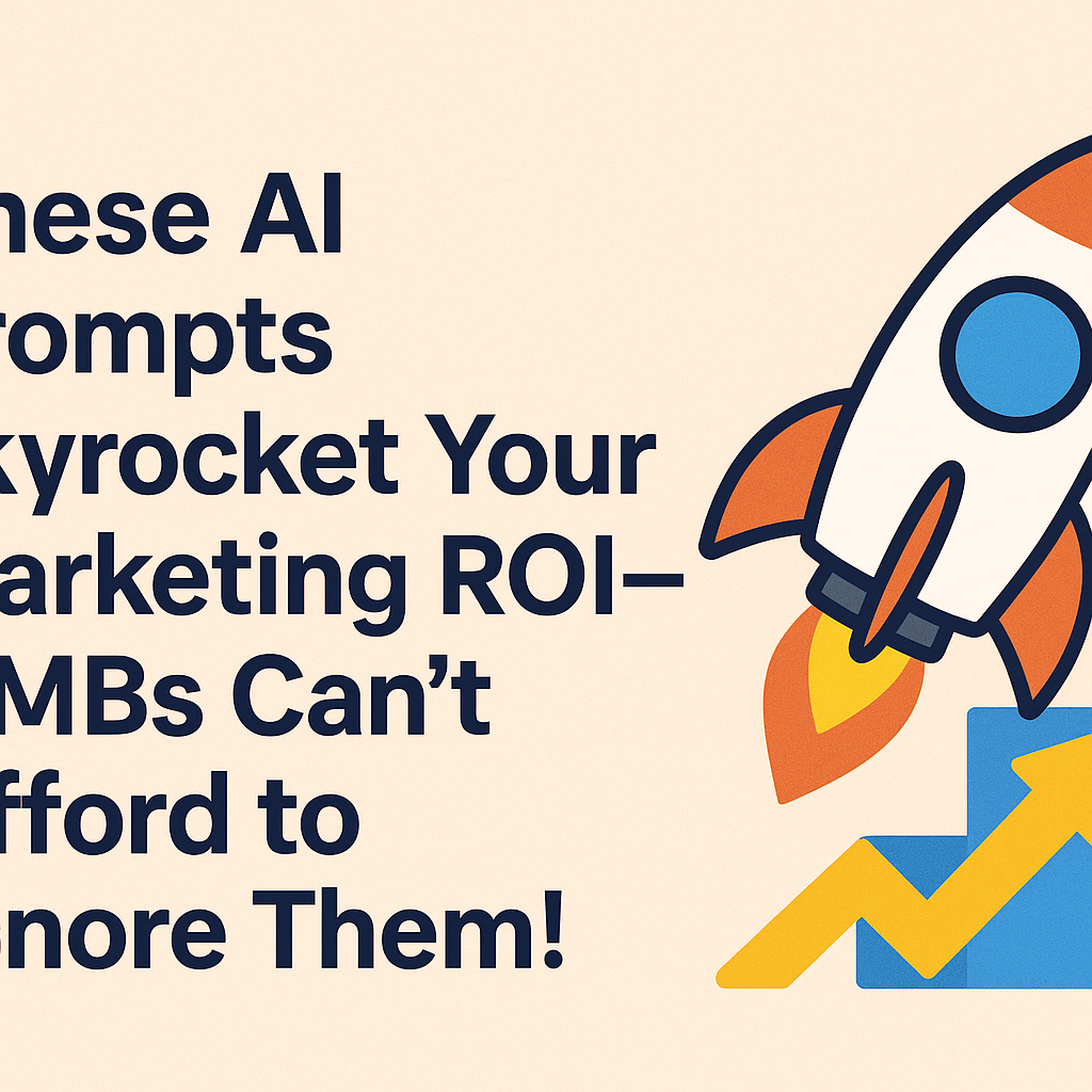 These AI Prompts Skyrocket Your Marketing ROI—SMBs Can’t Afford to Ignore Them!