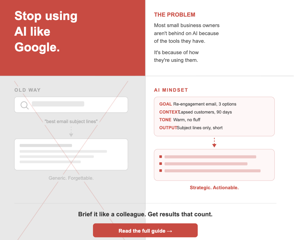 Stop Using AI Like Google: What a Chief AI Architect Wants Every Small Business Owner to Know