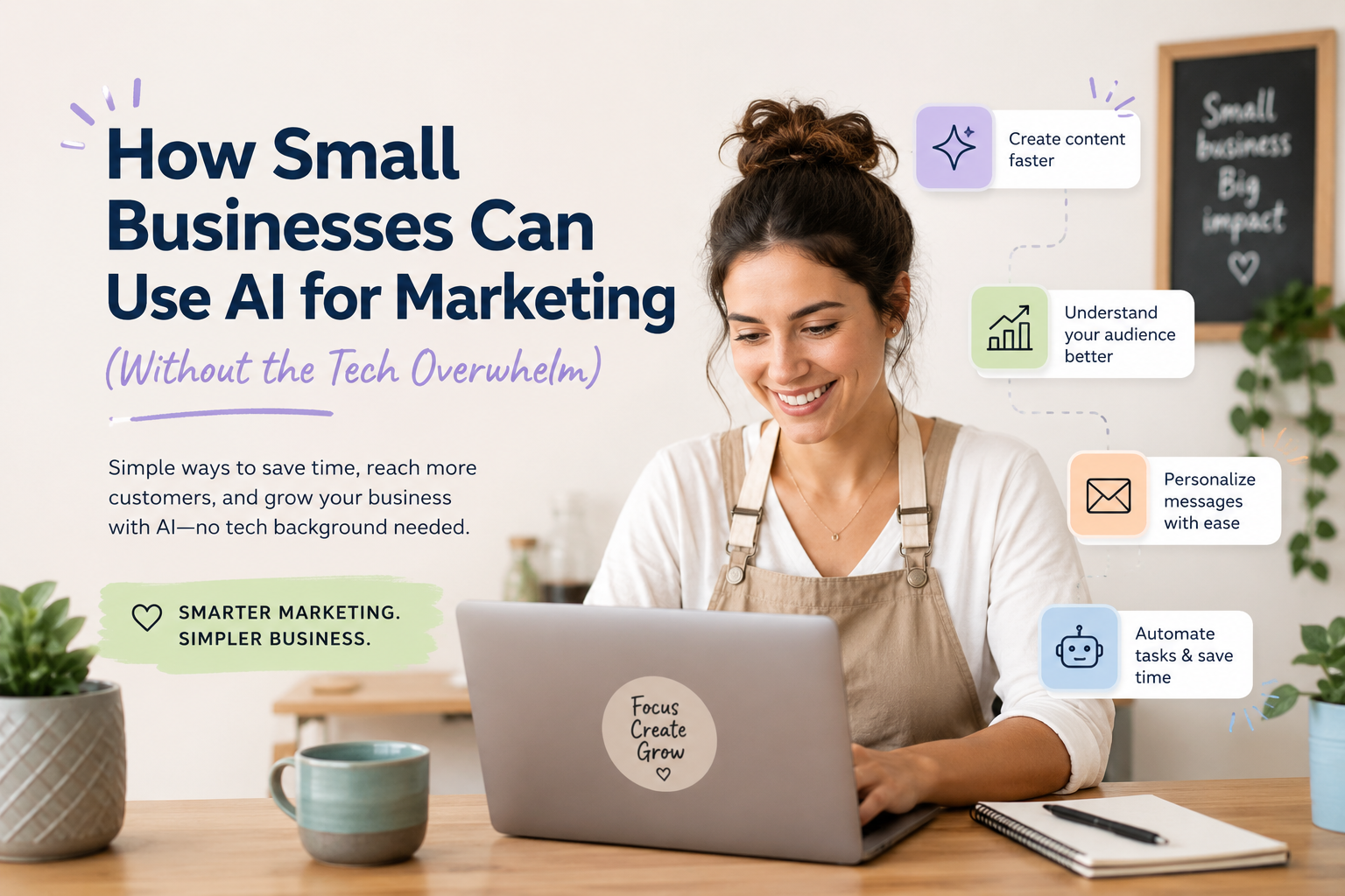 How Small Businesses Can Use AI for Marketing (Without the Tech Overwhelm)
