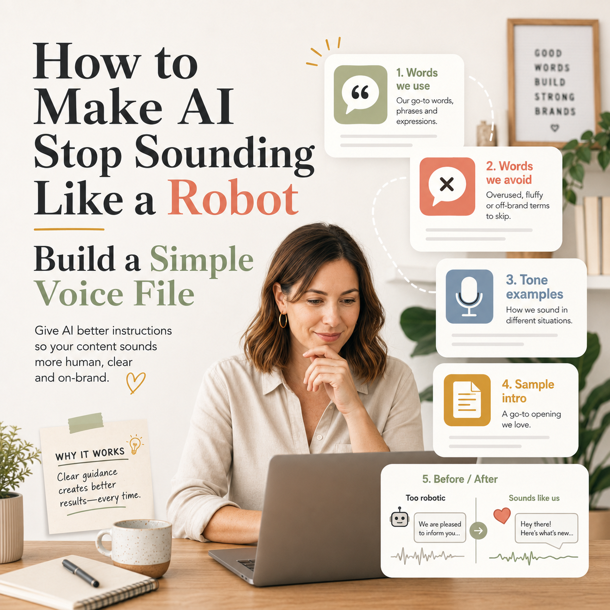 How to Make AI Stop Sounding Like a Robot: Build a Simple Voice File