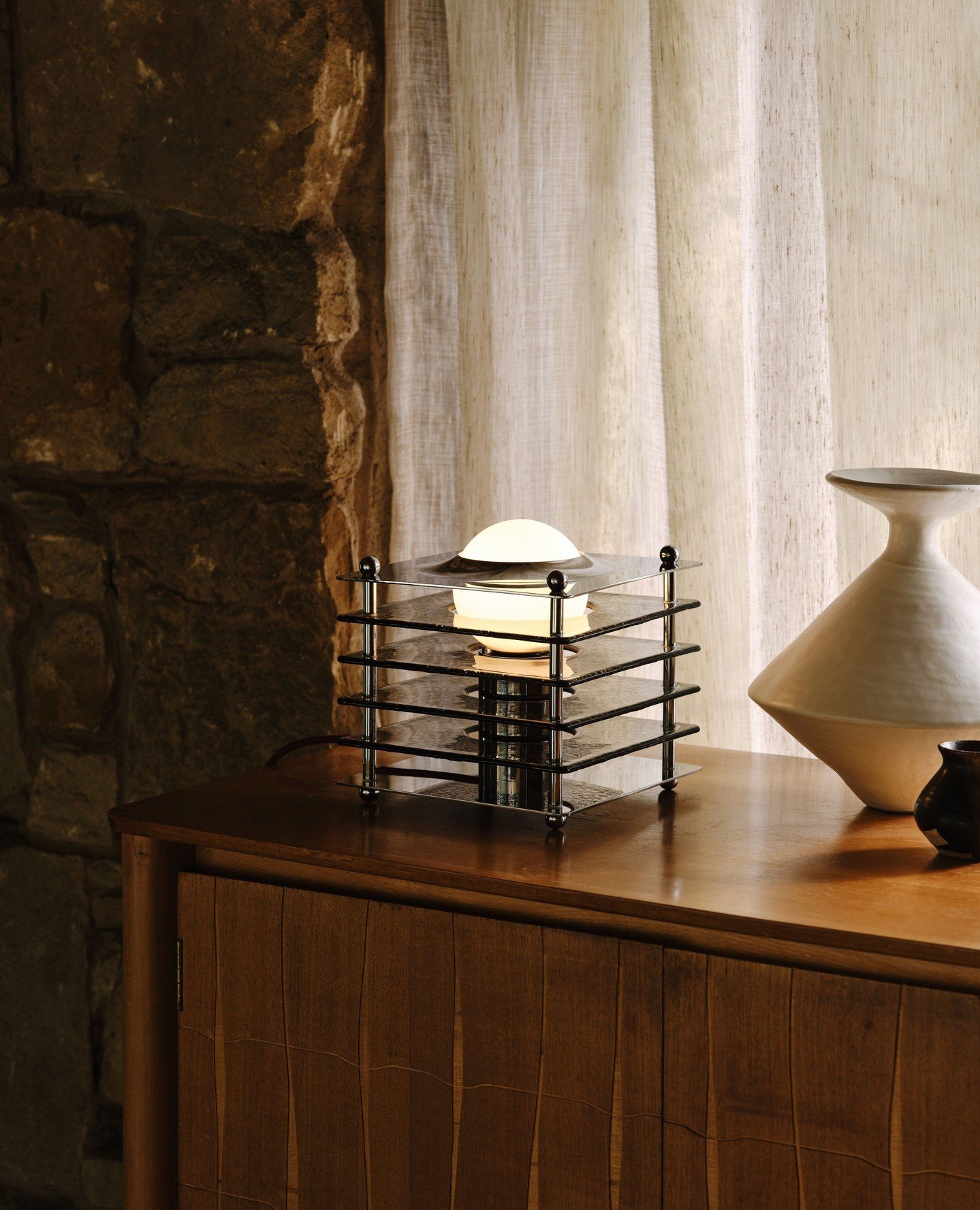 Strength and softness, engineered into one form.⁠
⁠
Glass is shaped with the same precision as metal or structure, refined until its clarity feels effortless. It is not simply a surface, but a medium, one that bends light, softens its edges, and allo