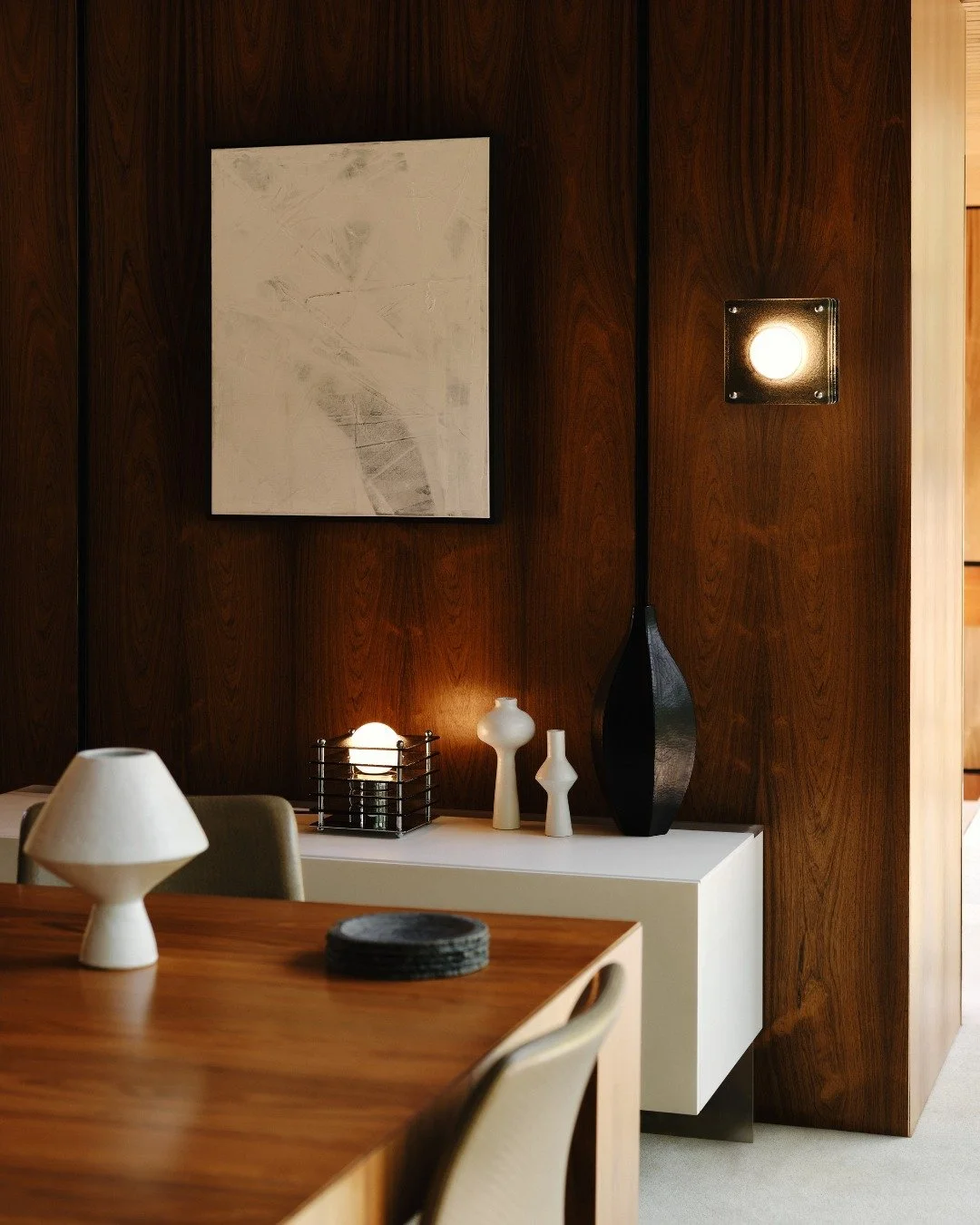 Lighting shapes how we experience a space.
It influences atmosphere, highlights architecture and helps define the character of an interior.
That's why we believe lighting should always be considered from the very beginning of the design process, not 