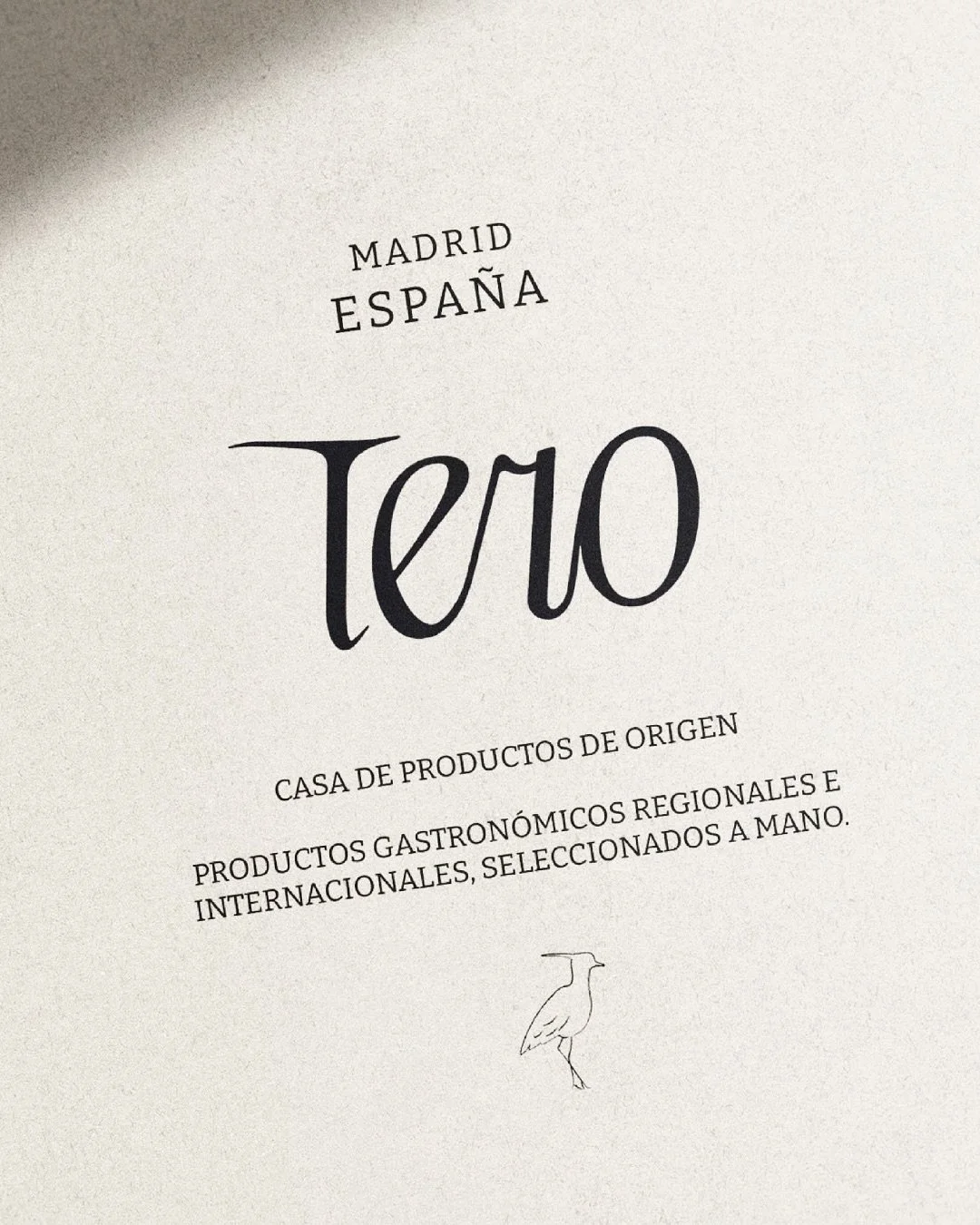 @tero_tero_tero_ x Elefante Blanco Studio

Tero nace de la inquietud de dar a conocer una selecci&oacute;n &uacute;nica de productos de origen, buscando convertirse en un lugar de referencia para el p&uacute;blico del buen comer y beber en el barrio 