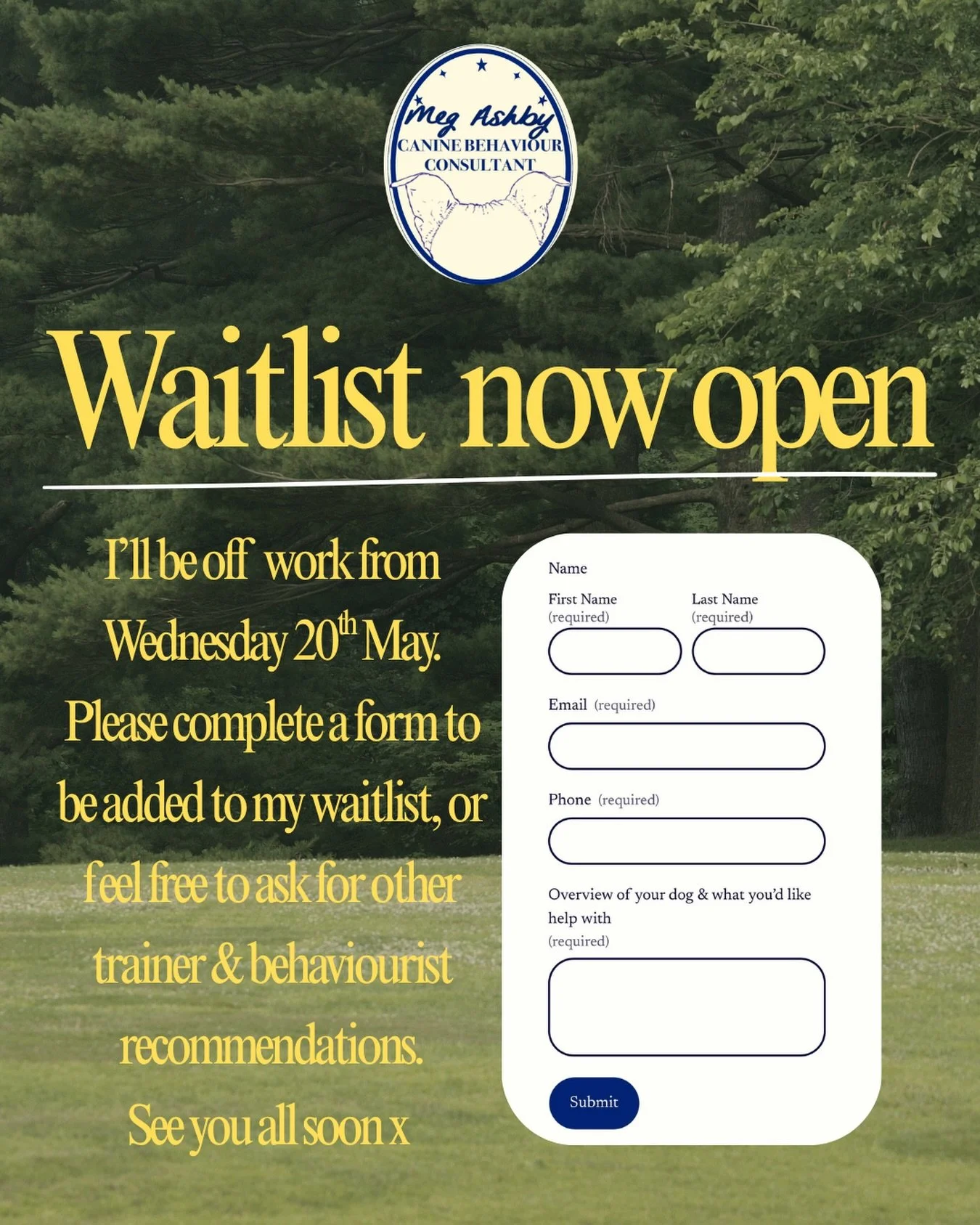 ⭐️Waitlist now open⭐️
To be added, please use this form - https://megashbycbc.com/waitlist