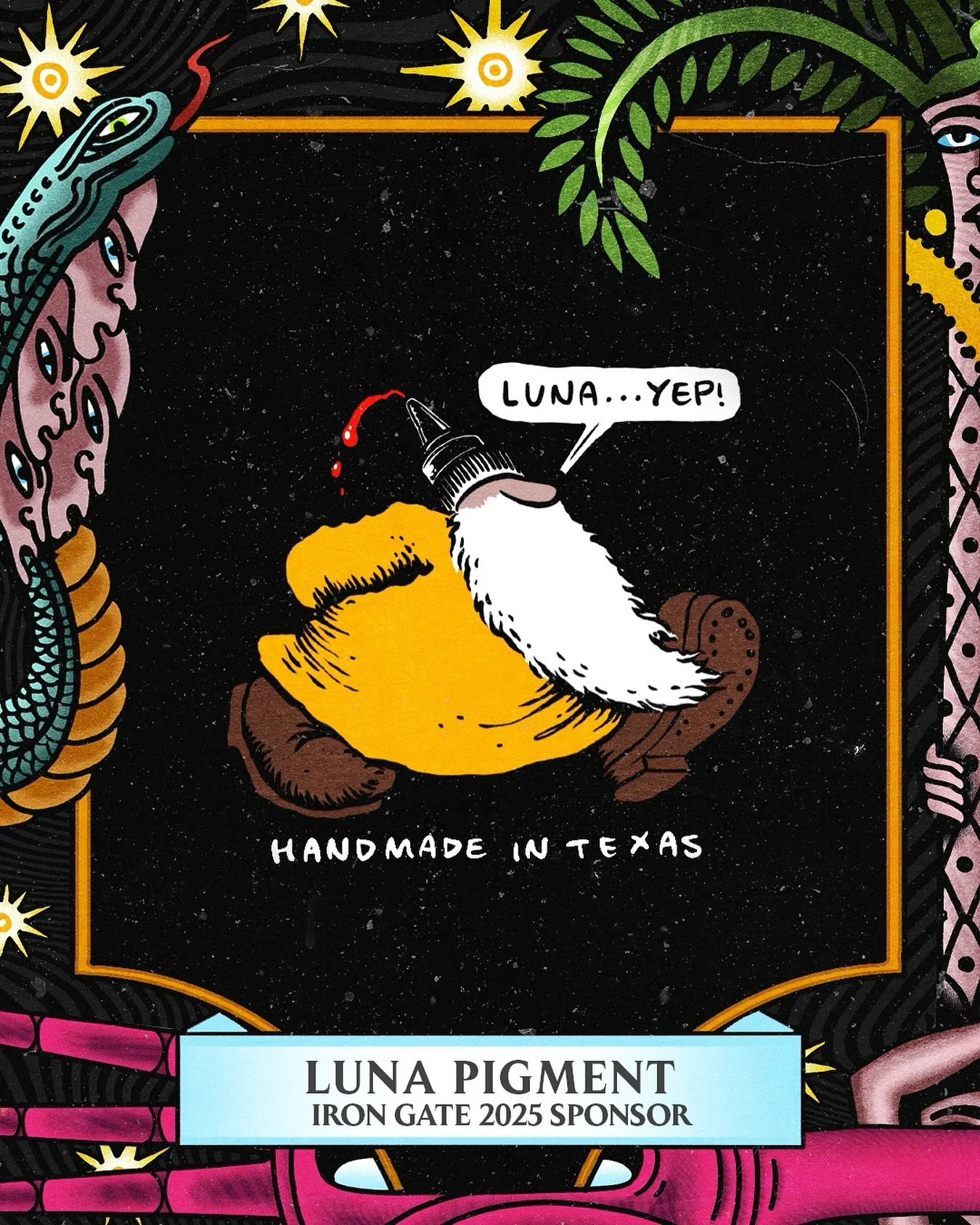 ⛓️SPONSORSHIP ALERT⛓️

@lunapigment 

Massive thank you to the guys at @lunapigment for being a sponsor of The Iron Gate 2025. 1oz colours will be available for Artists tattooing at the convention at the @irontempersupplies booth! Sets will also be a