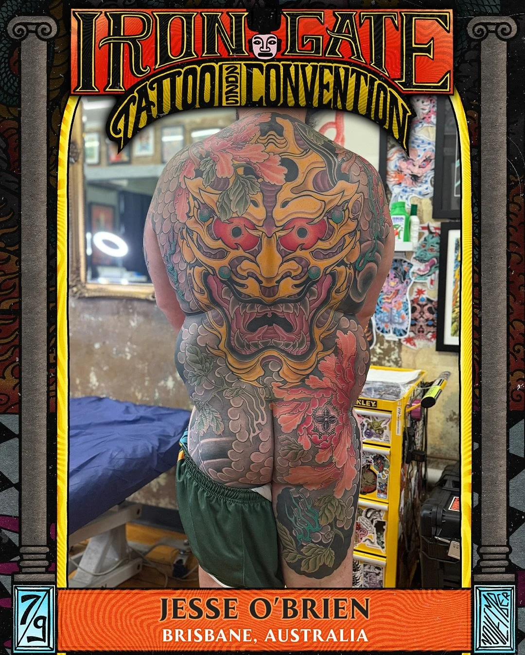 @jesseobrientattoos 🇦🇺 WILL BE ATTENDING ⛓️THE IRON GATE⛓️ 

Working out of @shinkotattoo in Brisbane, Australia, we are so excited to have Jesse showcase his Japanese style at The Iron Gate

Contact @jesseobrientattoos for bookings 

🐍TICKETS ON 