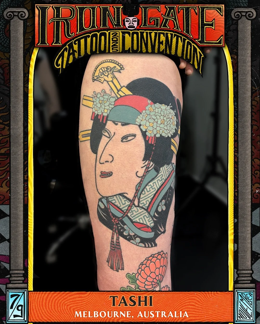 @tashi.glt 🇦🇺 WILL BE ATTENDING ⛓️THE IRON GATE⛓️ 
Owner of @greenlotustattoo in Melbourne, Australia, we are so excited to have Tashi showcase her Japanese style at The Iron Gate
Contact @tashi.glt for bookings 
🐍TICKETS ON SALE NOW! 🐍
🗓 NOV