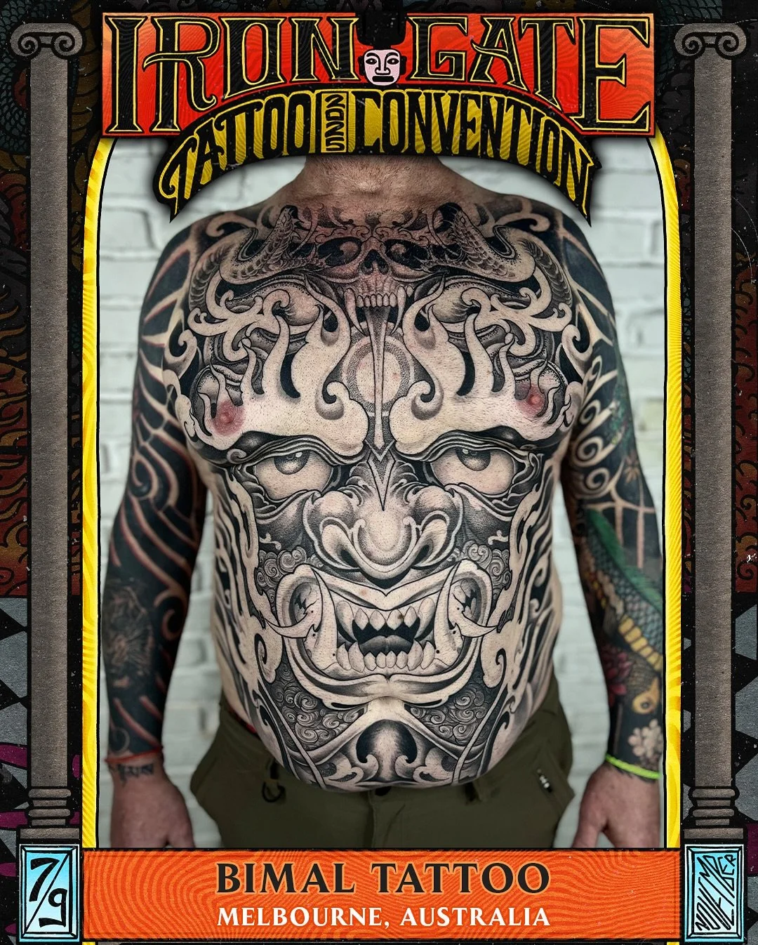@bimaltranquil.tattoo 🇦🇺 WILL BE ATTENDING ⛓️THE IRON GATE⛓️ 
Working out of @n2ntattoo in Melbourne, Australia, we are so excited to have Bimal showcase his oriental style at The Iron Gate
Contact @bimaltranquil.tattoo for bookings 
🐍TICKETS O