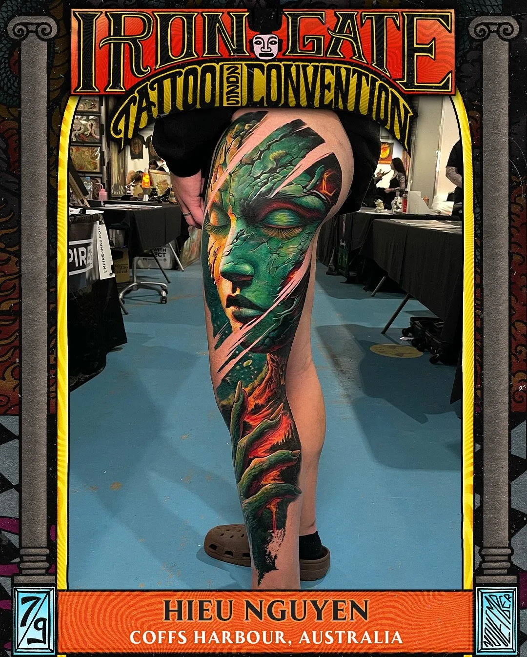 @hieunguyen.tattoo 🇦🇺 WILL BE ATTENDING ⛓️THE IRON GATE⛓️ 
Joining the crew at @n2ntattoo in Melbourne, Australia, we are so excited to have Hieu showcase his colour realism style at The Iron Gate
Contact @hieunguyen.tattoo for bookings 
🐍TICKE