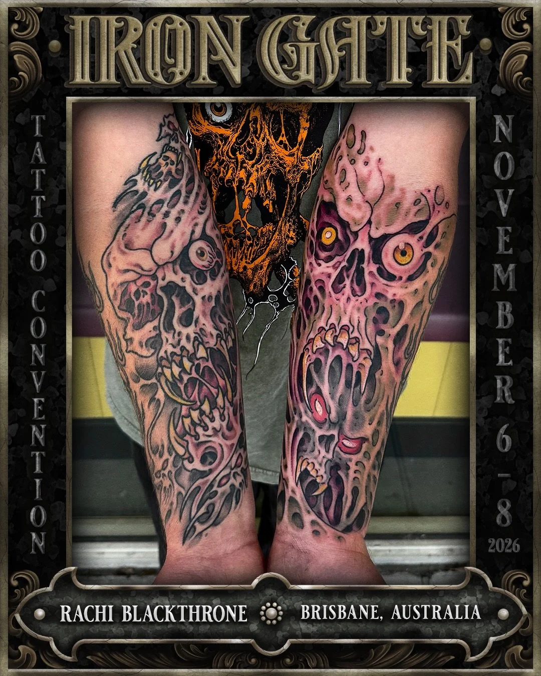 @rachiblackthrone - Brisbane, Australia 🇦🇺 

Joining the @lotusneedles booth and owner of @blackthronetattoo , we are so excited to welcome Rachi to ⛓️ IRON GATE 2026⛓️

Contact @rachiblackthrone for bookings 

💥 TICKETS ON SALE SOON
🗓 NOVEMBER 6