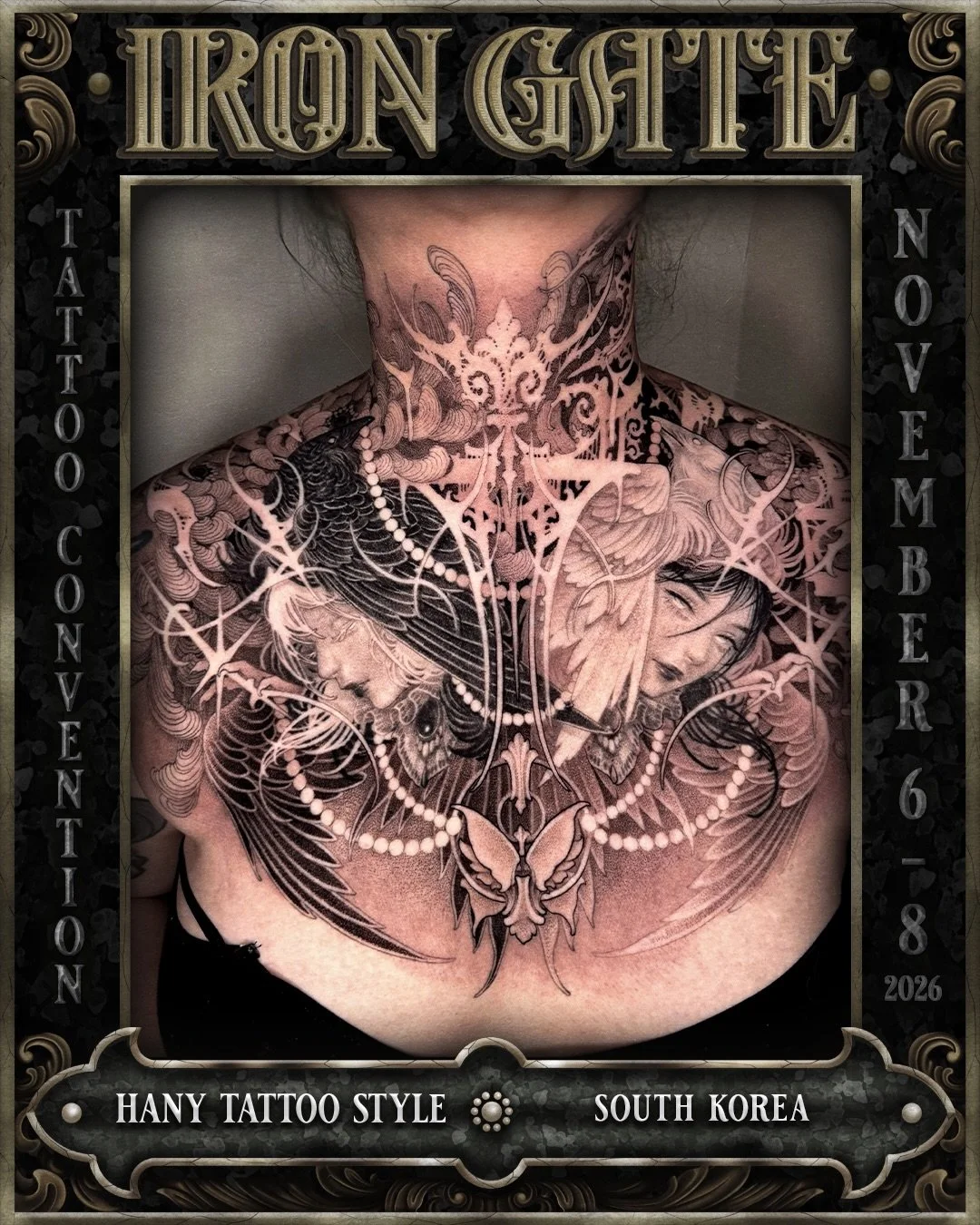 @hanytattoostyle - South Korea 🇰🇷 

We are so excited to welcome Hany to ⛓️ IRON GATE 2026⛓️

Contact @hanytattoostyle for bookings 

💥 TICKETS ON SALE SOON
🗓 NOVEMBER 6TH - 8TH 2026
📍 THE HORDERN PAVILION, MOORE PARK, SYDNEY
🐉 POWERED BY @iron