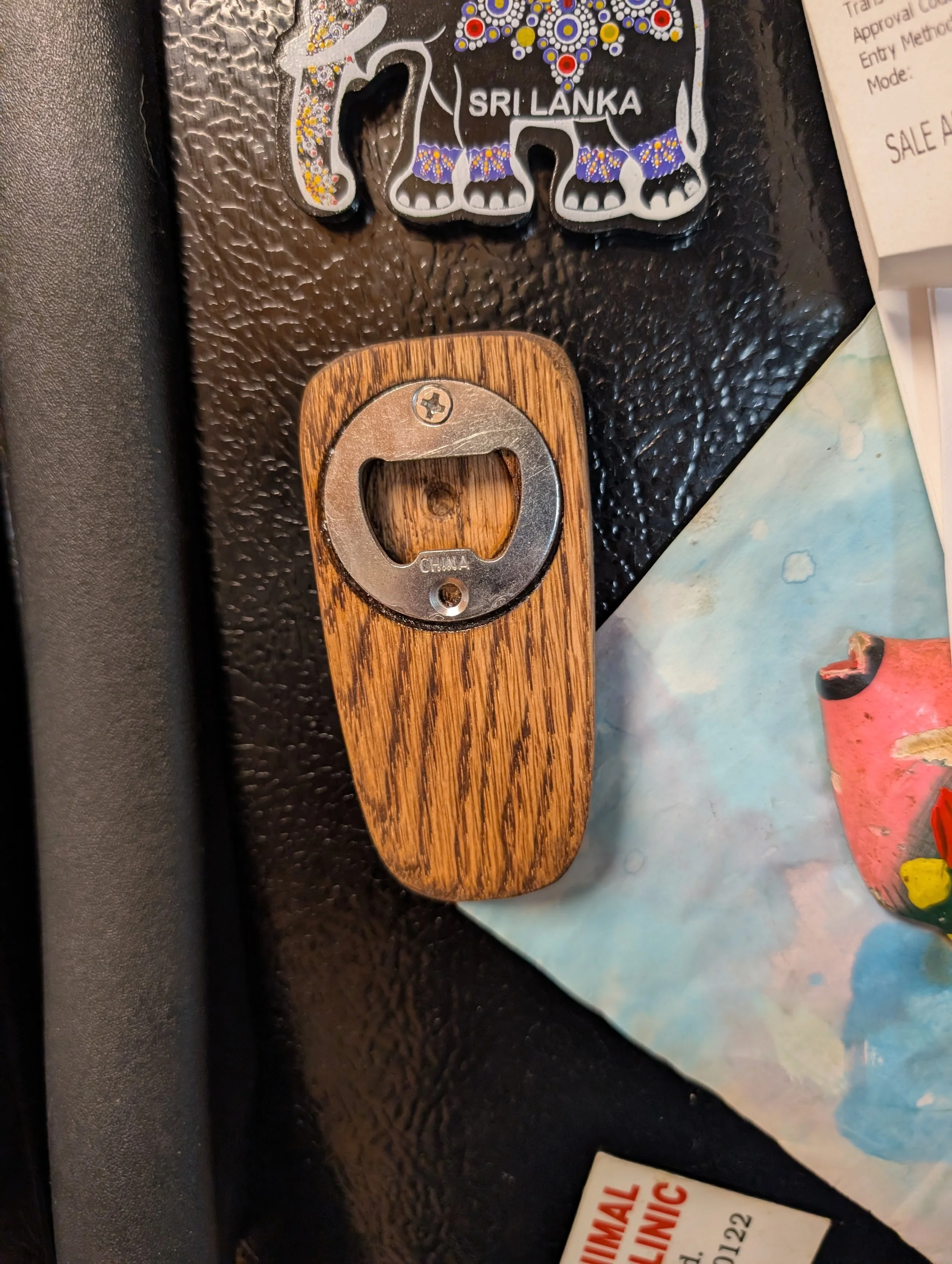 Magnetic bottle opener
