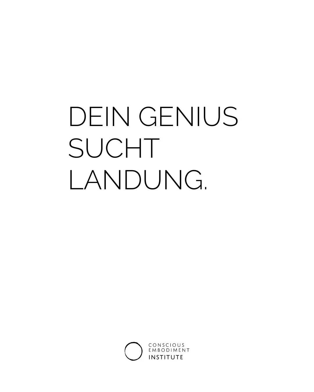 ⠀
⠀

ES FEHLT NICHT DEIN TALENT. ES FEHLT DER SPIEGEL.
⠀
Kreative Intelligenz braucht ein Gegen&uuml;ber. Die Brillanz deiner Essenz sucht einen Resonanzboden, um zu landen. Doch Vision&auml;re und Frauen teilen oft dasselbe Schicksal: Das Feld ist (