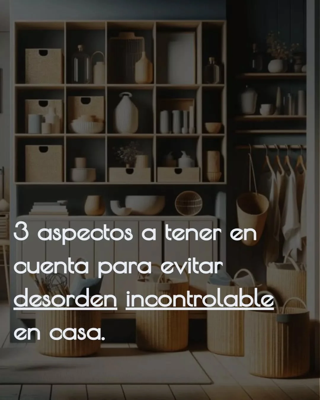 La gran mayor&iacute;a de personas que viven en desorden en sus casas piensan que salir del caos es costoso y complicado.

Sin embargo, la gran mayor&iacute;a de estas personas contratan servicios gen&eacute;ricos que no est&aacute;n enfocados espec&