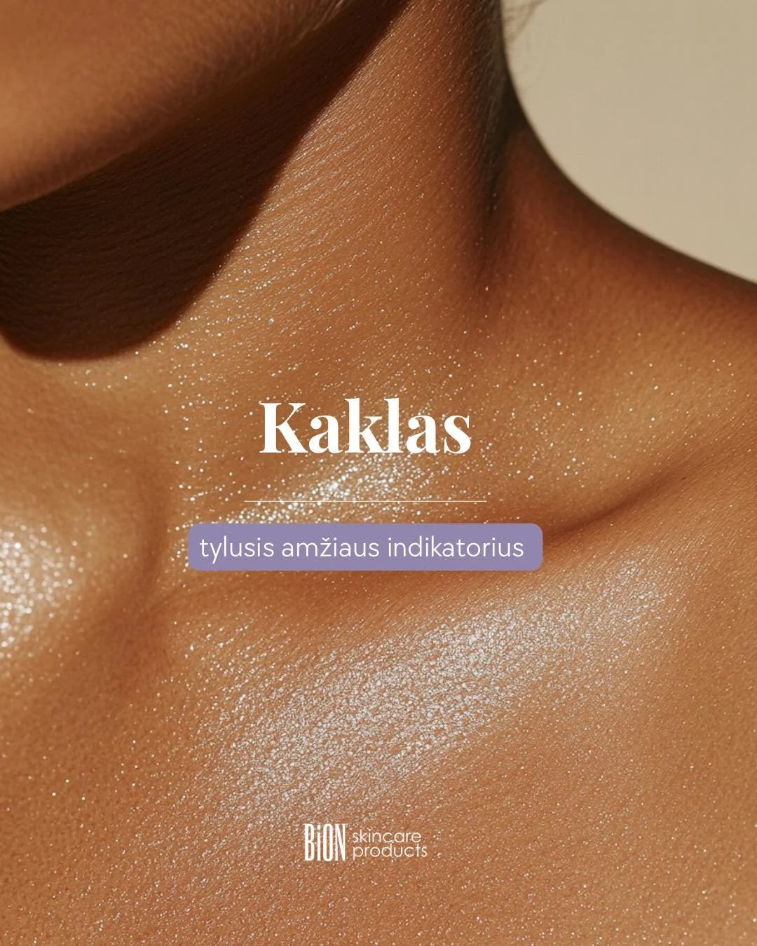 Veido priežiūra neturėtų baigtis ties žandikaulio linija. 🤎

Kaklo oda dėl savo fiziologinių ypatumų yra jautresnė aplinkos veiksniams ir greičiau praranda atramines struktūras. Reguliarus drėkinimas, apsauga nuo UV spindulių ir individualiai parink