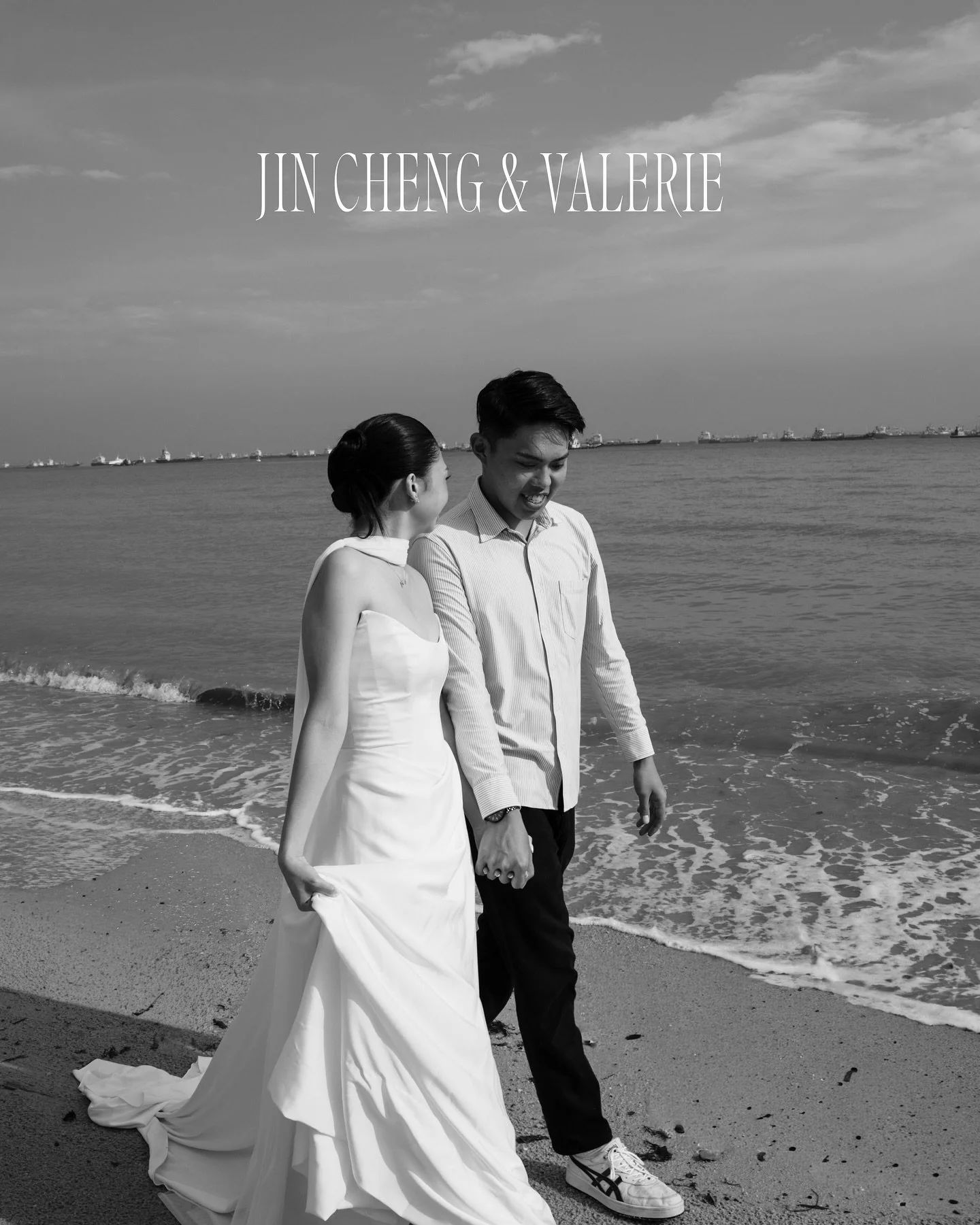 JC &amp; V 
[ it&rsquo;s different with you ] 

Collab styled shoot 🩵
Makeup &amp; Hair: @karynmakeupco 
Gowns: @themusebridal