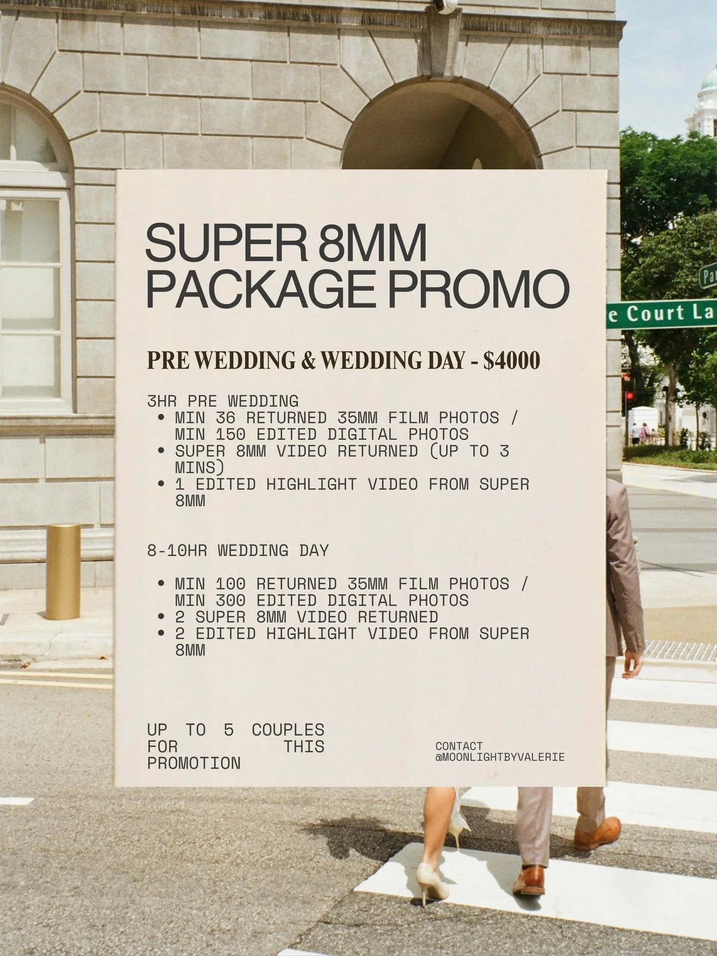 SUPER 8MM PACKAGE PROMO 🎞️

There&rsquo;s something about film that digital just can&rsquo;t replicate ✨

Pre-wedding + wedding day coverage
Film or digital photos
Super 8 highlight videos

All crafted to tell your story in a nostalgic, cinematic wa